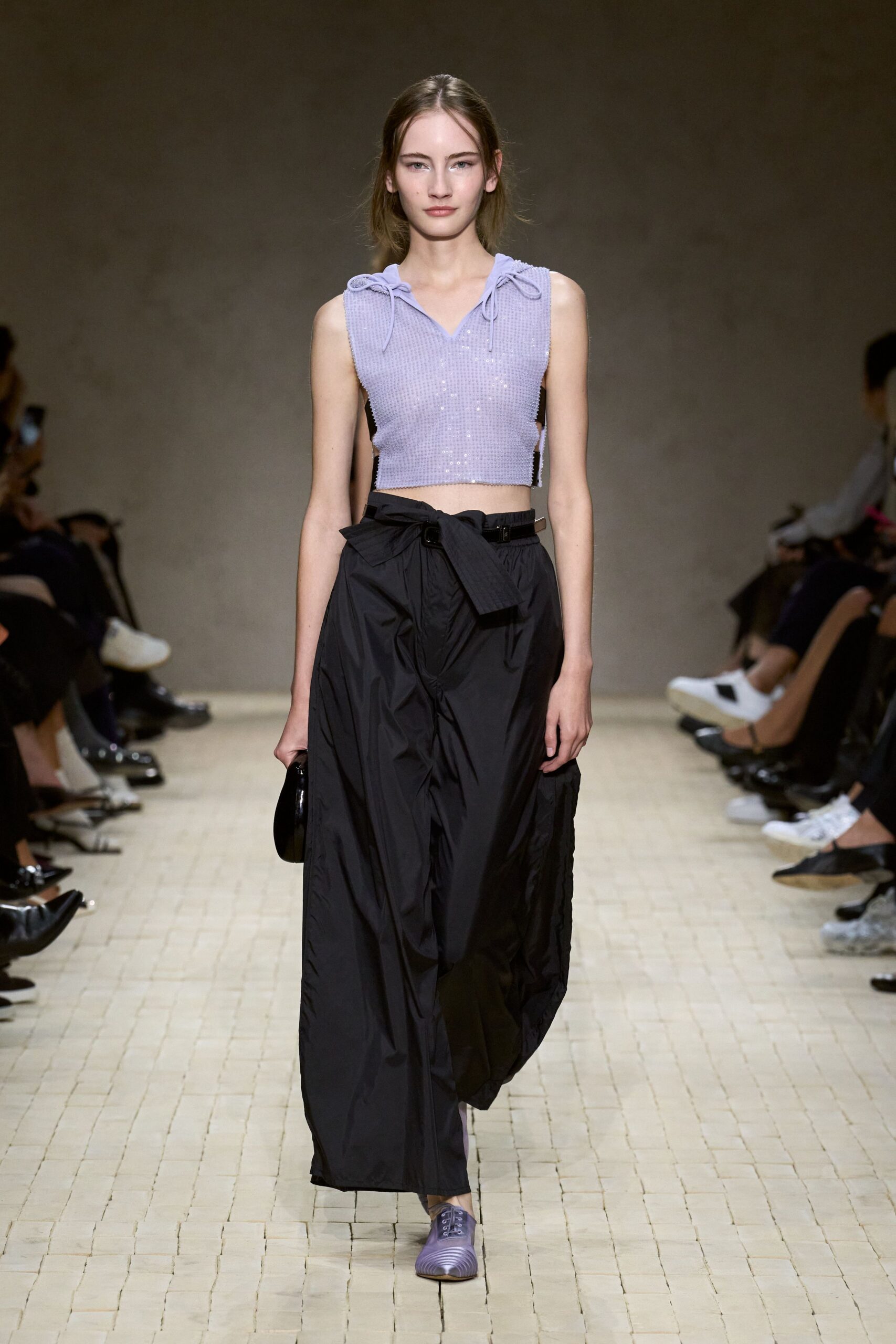 black jersey relaxed high-waisted zippered maxi skirt