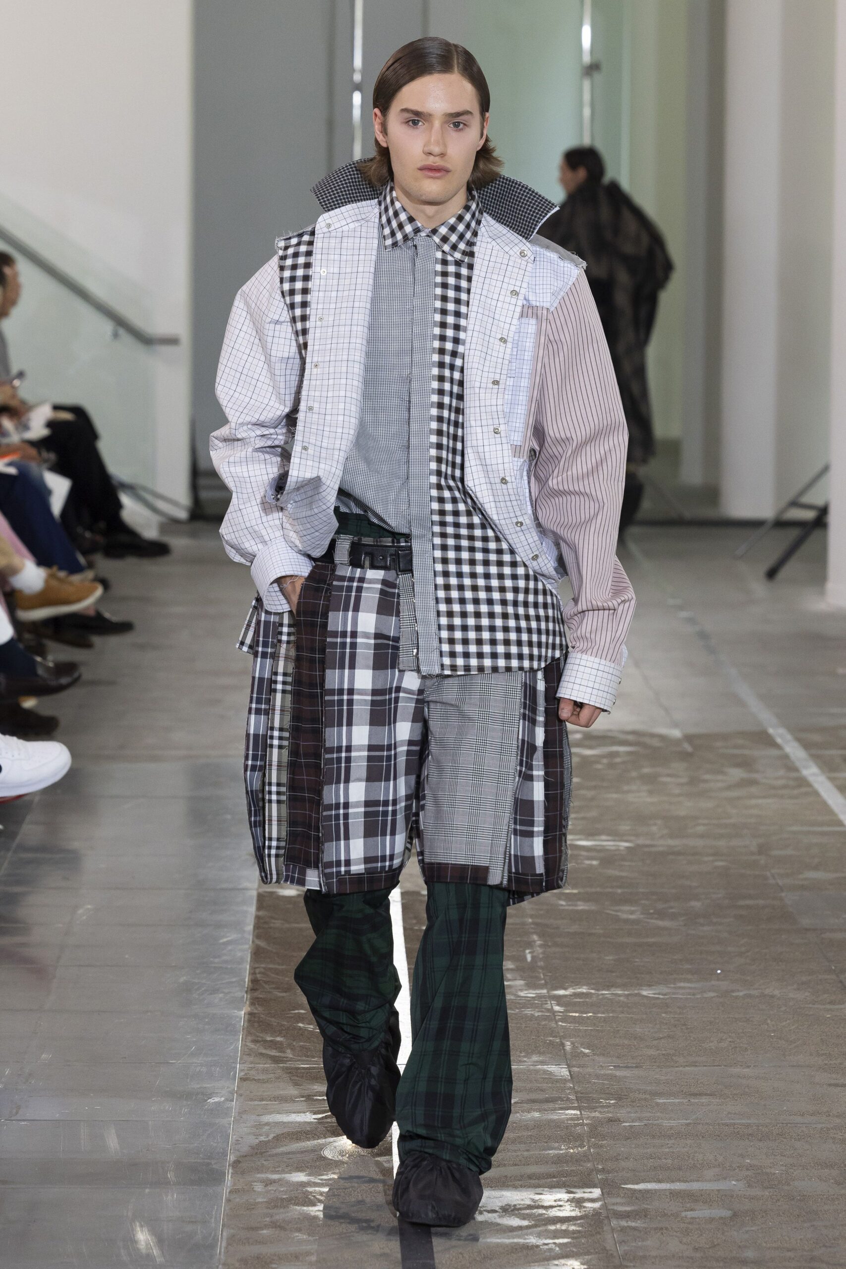 relaxed plaid shirt and pants