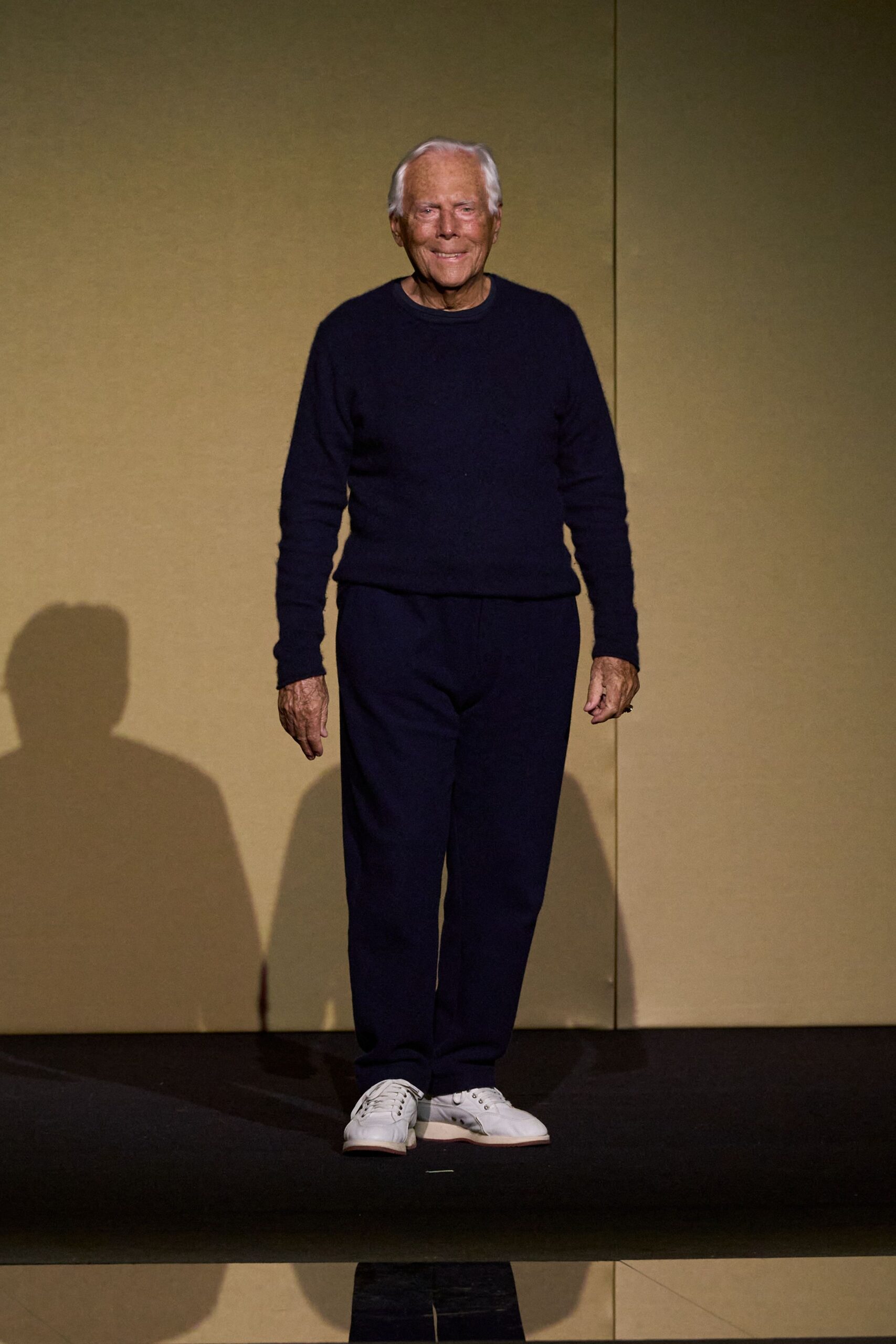 navy relaxed sweater and pants