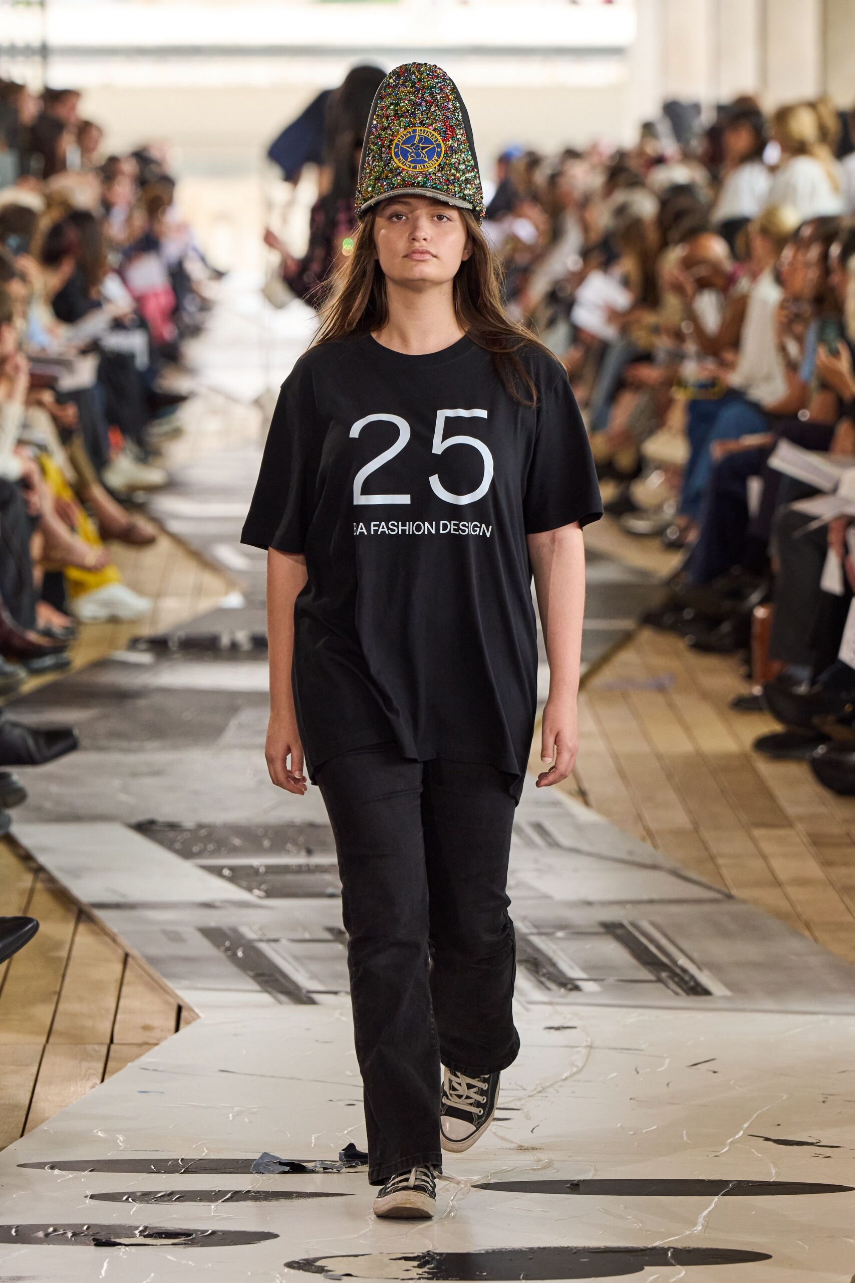 black relaxed t-shirt and pants