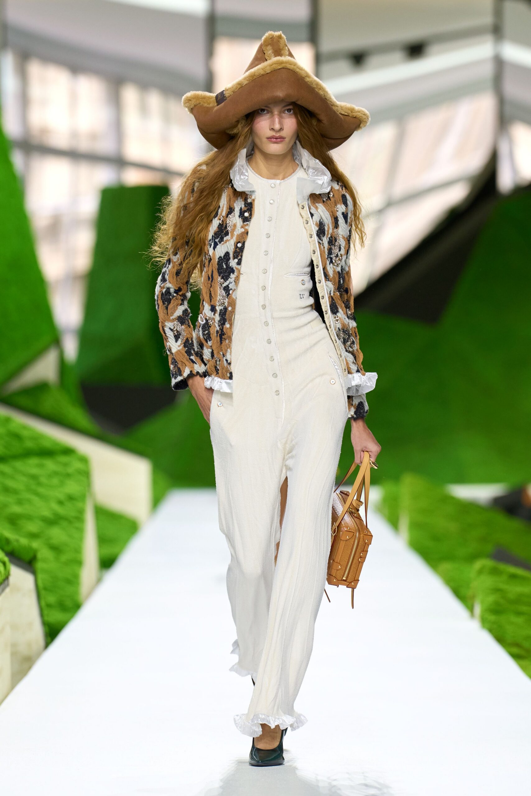 multi cotton long-sleeve collared relaxed embroidered jacket