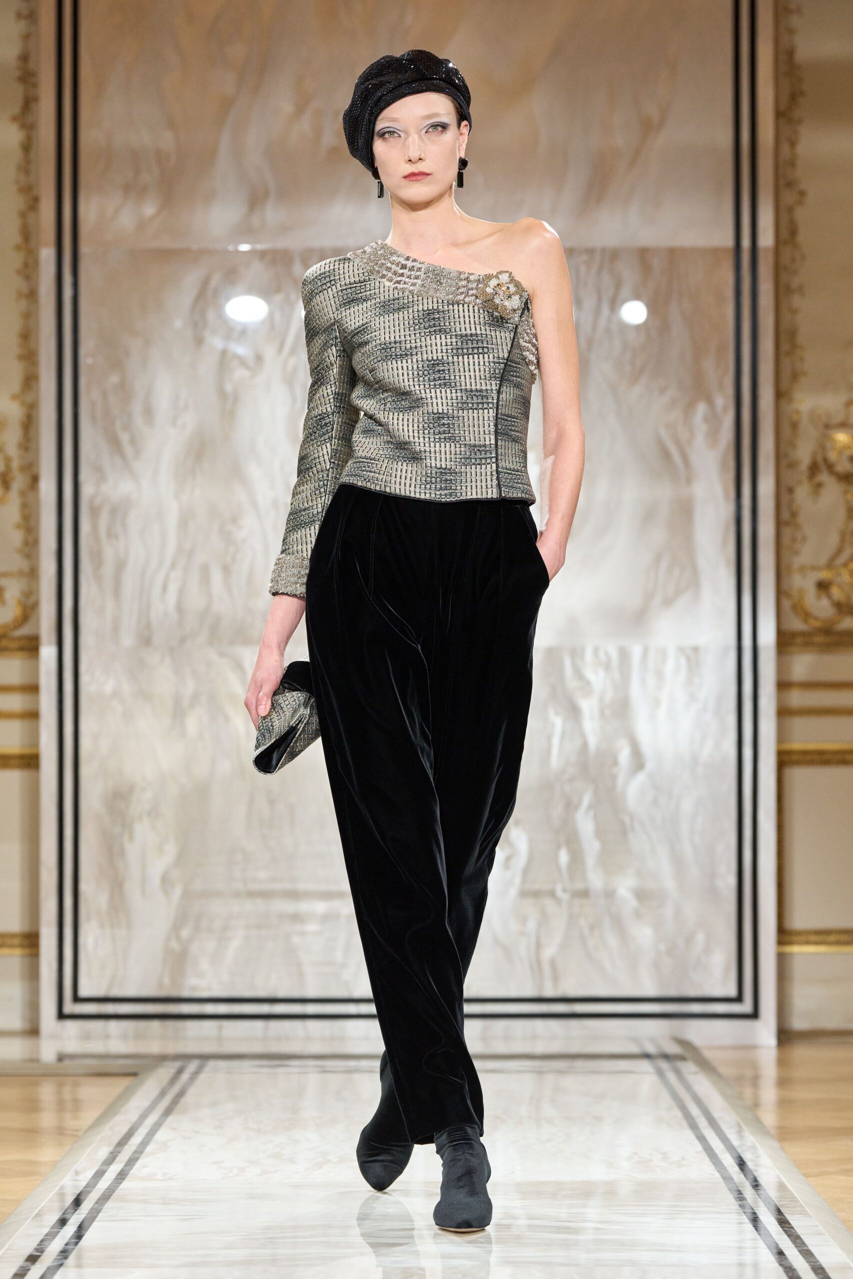 black silk clutch
