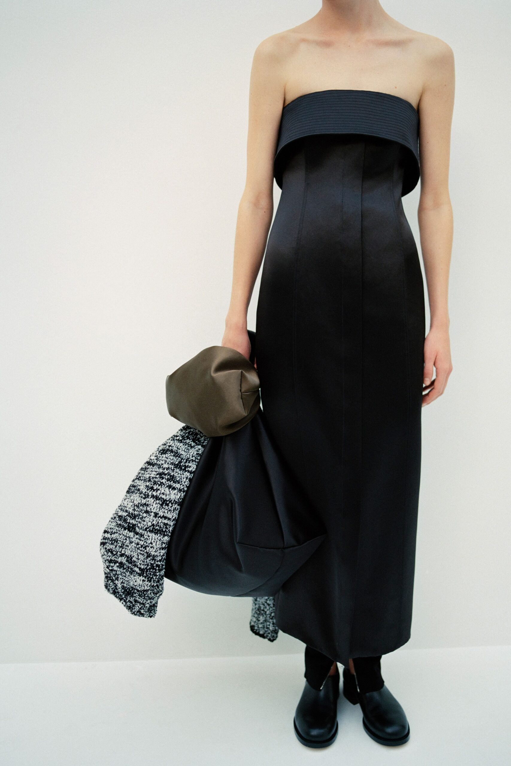 brown leather bag