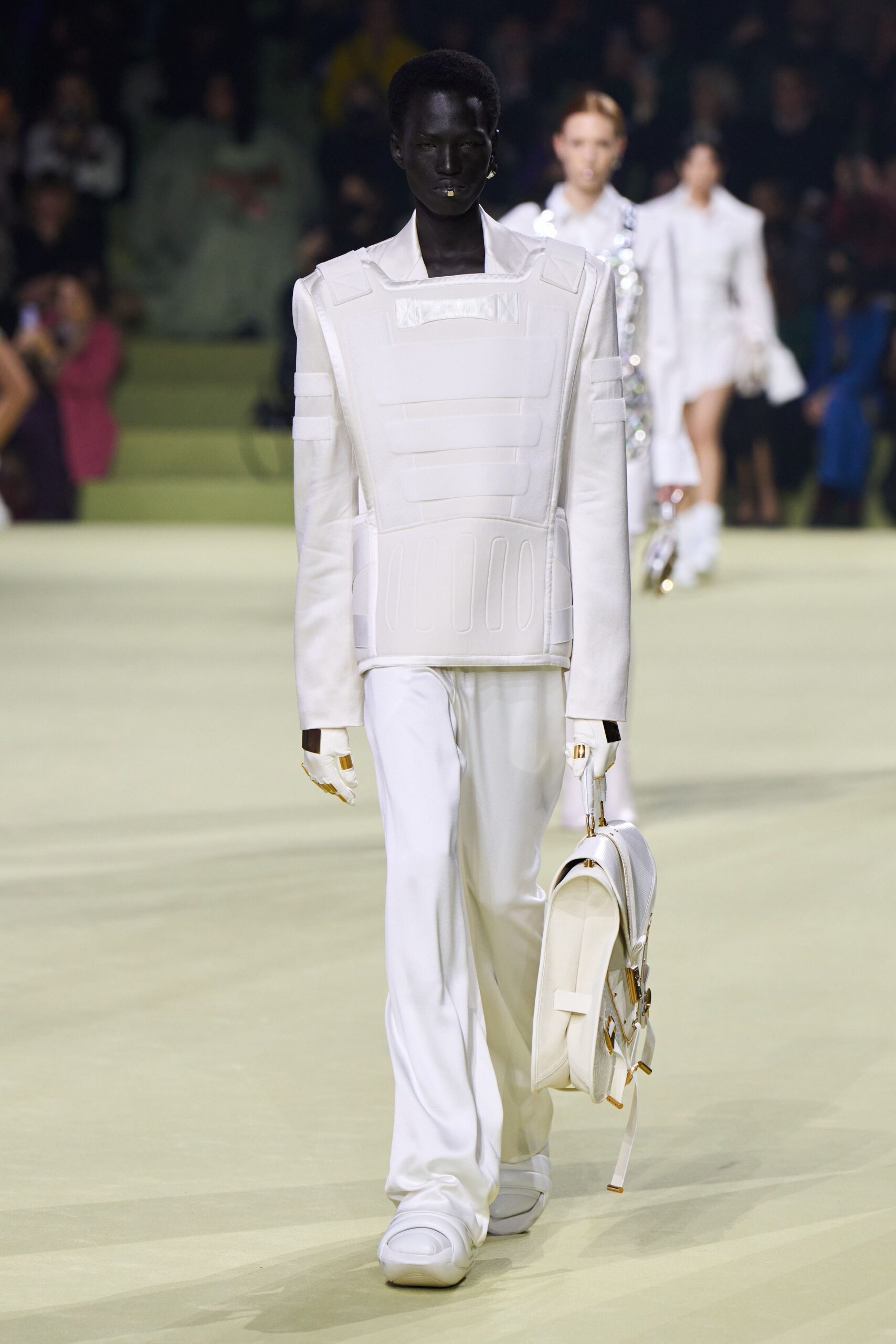 white cotton relaxed straight-leg pants