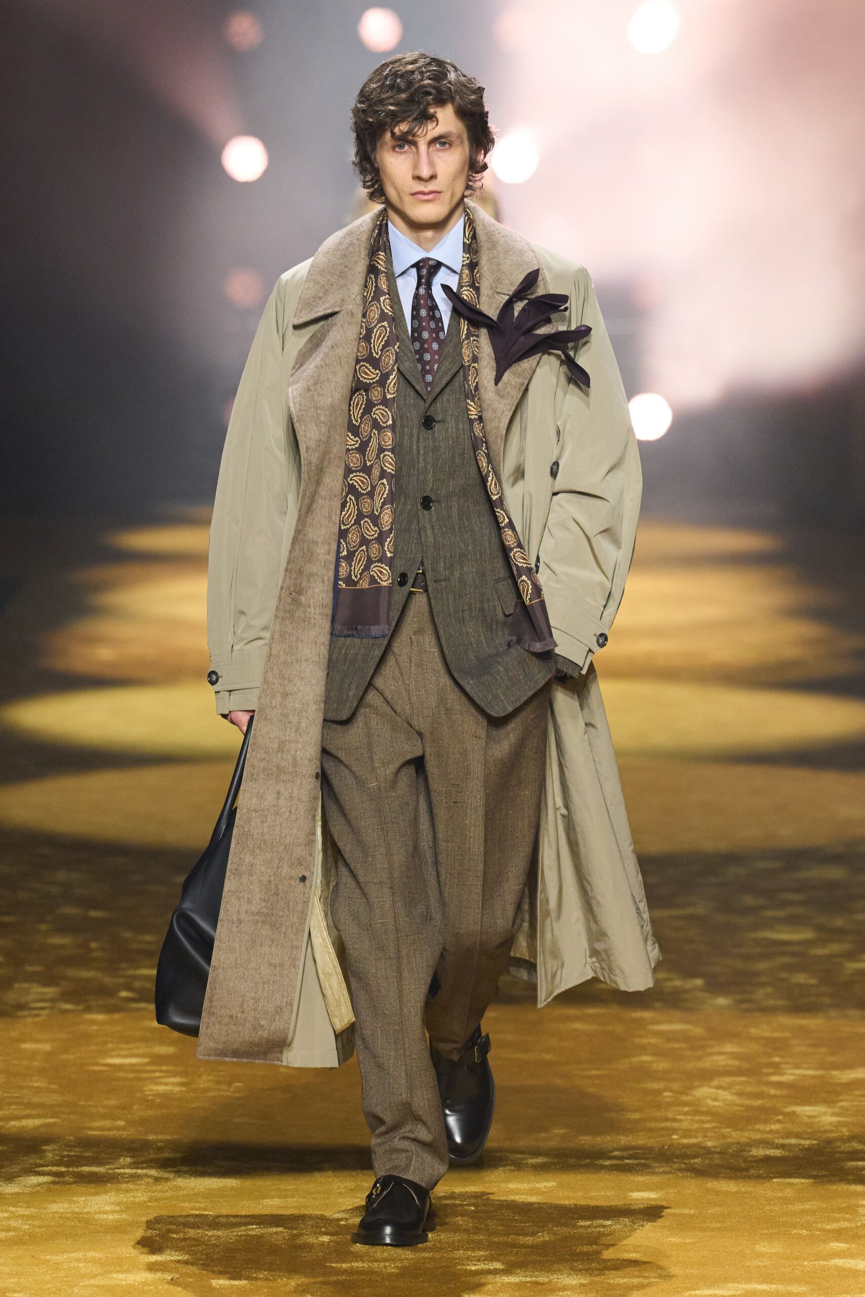 beige wool coat gray blazer
