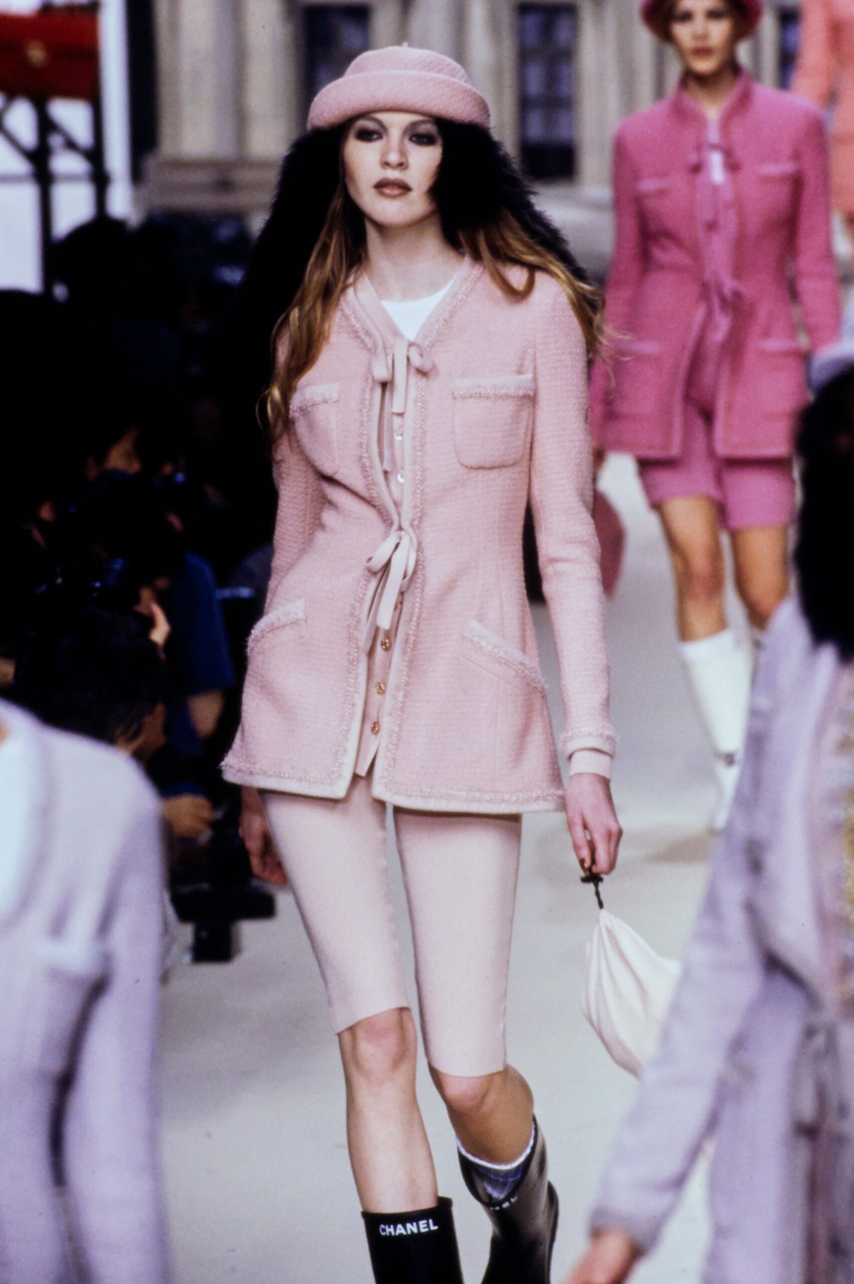 pink jacket with shorts