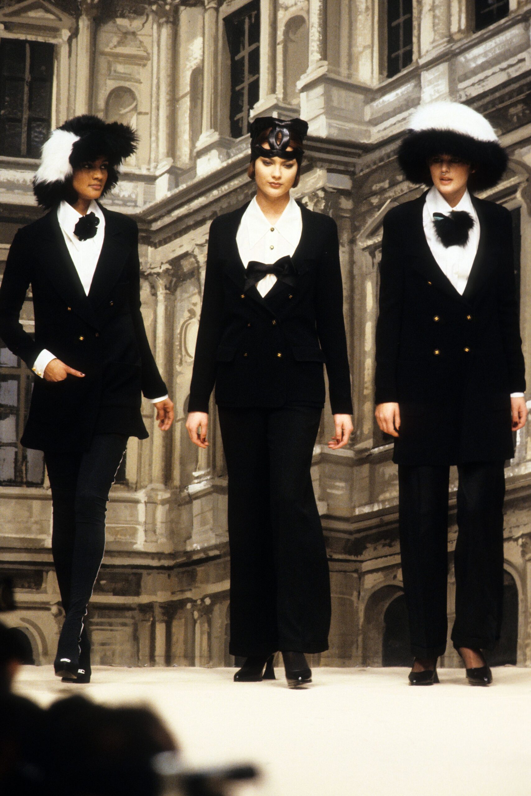 black tailored blazer with pants
