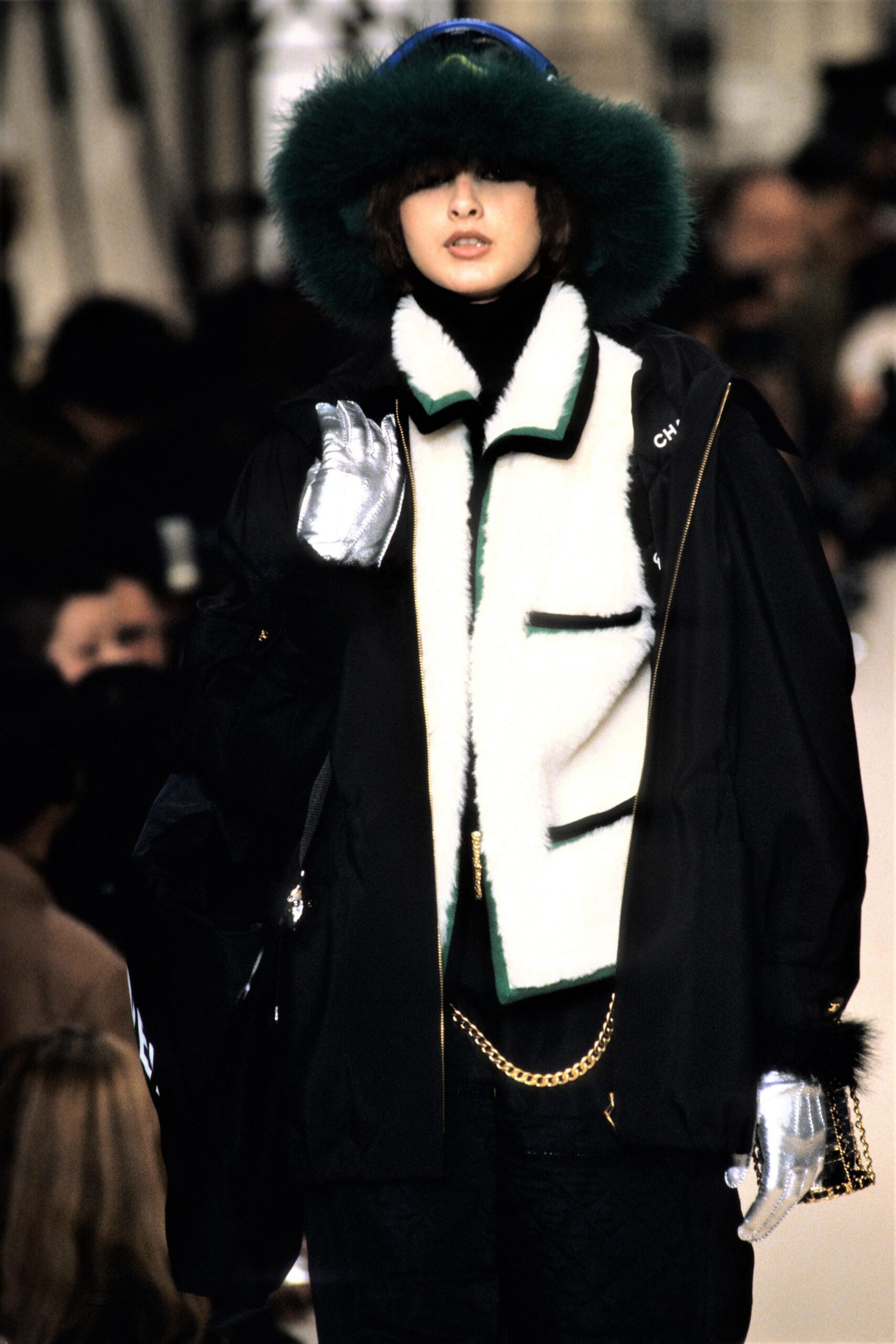 black and white relaxed jacket