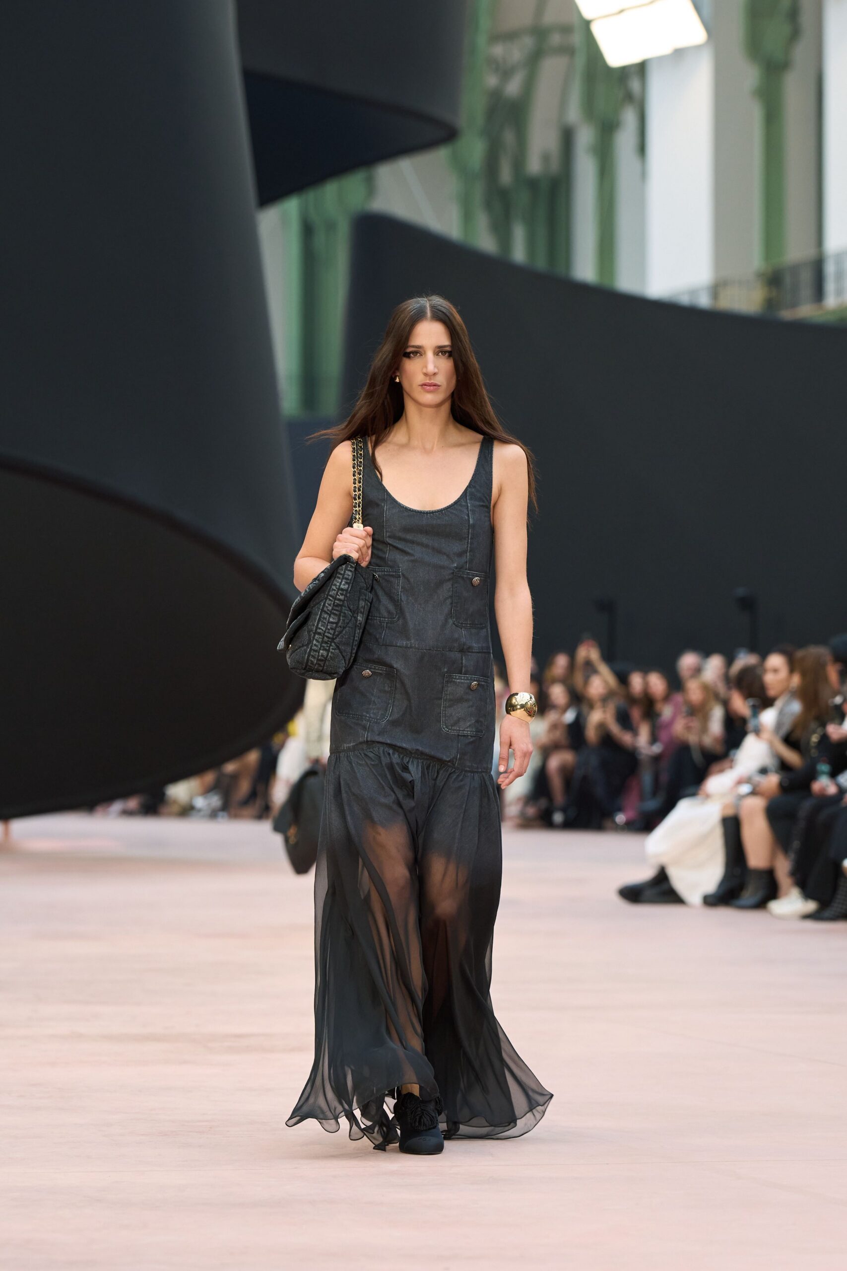 black leather bag