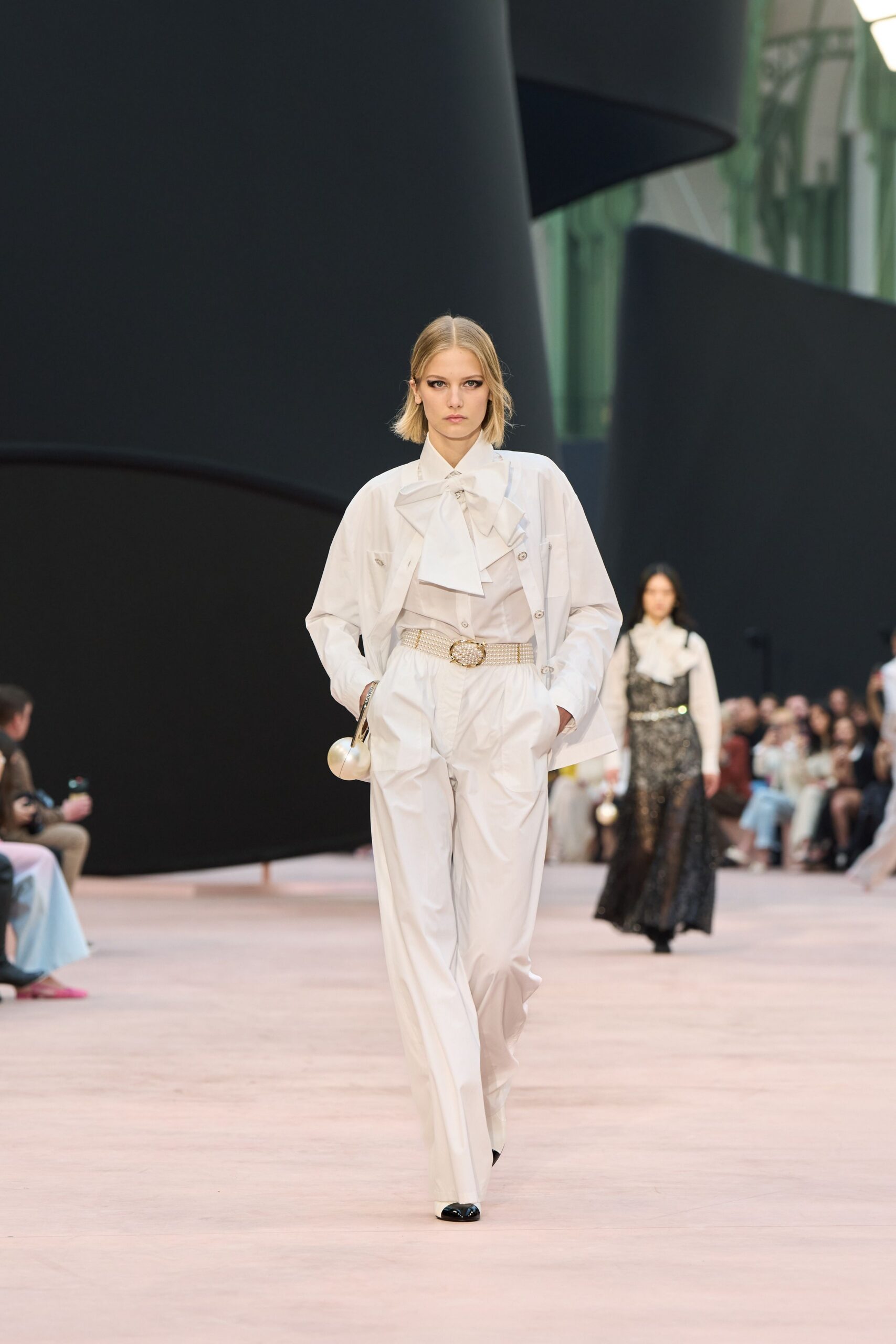 white cotton relaxed straight-leg pants