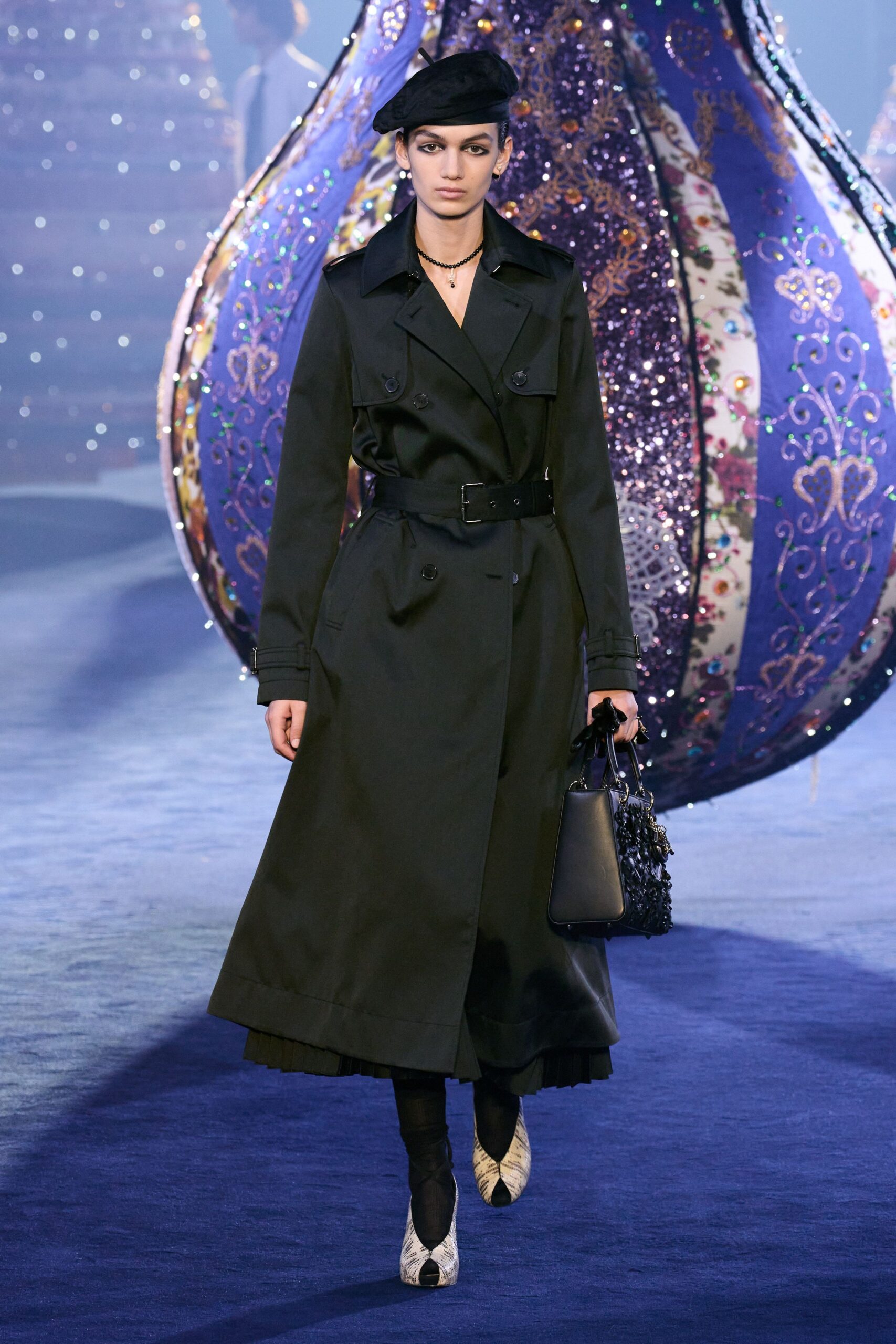 black trench coat with dress