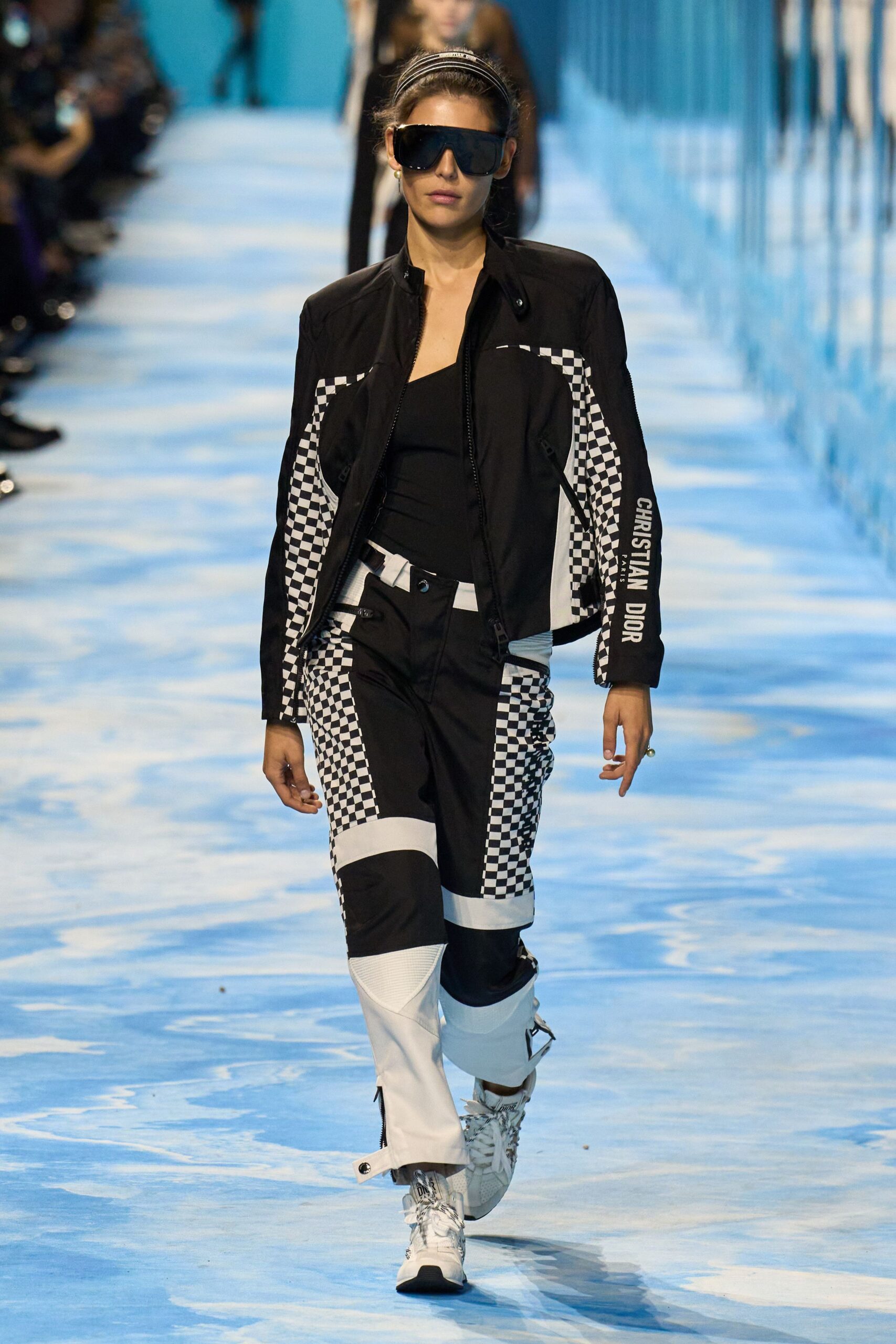 black and white sporty outfit