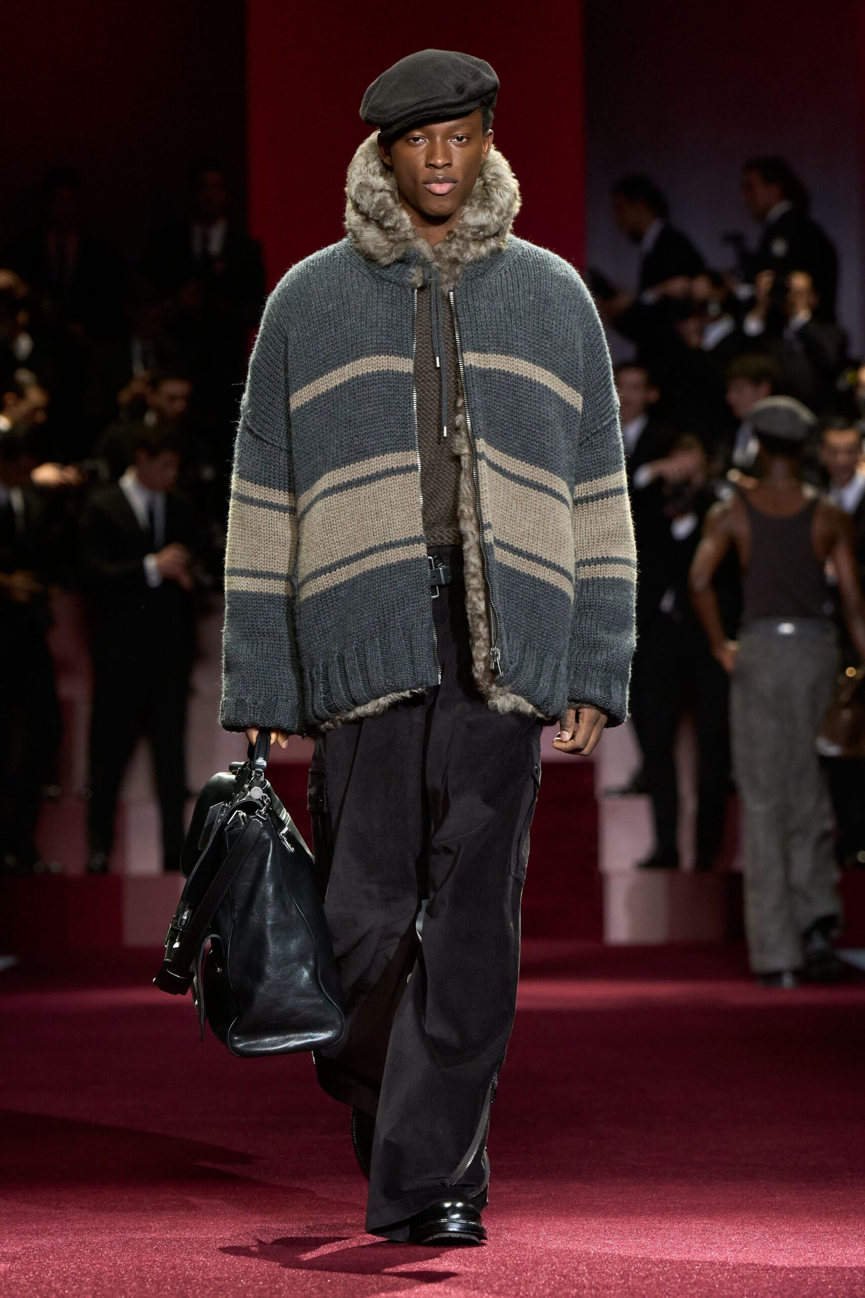 gray wool relaxed jacket