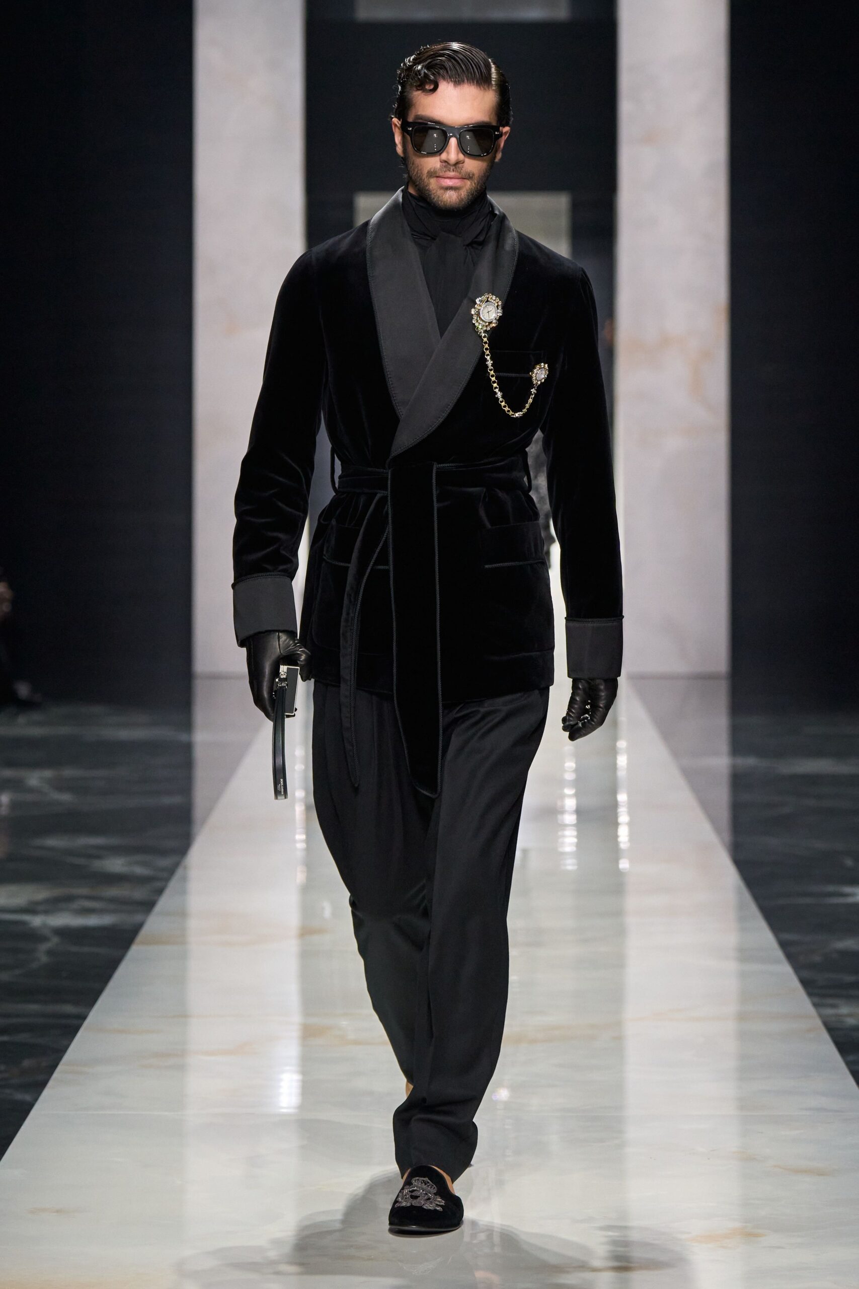 black velvet blazer and pants