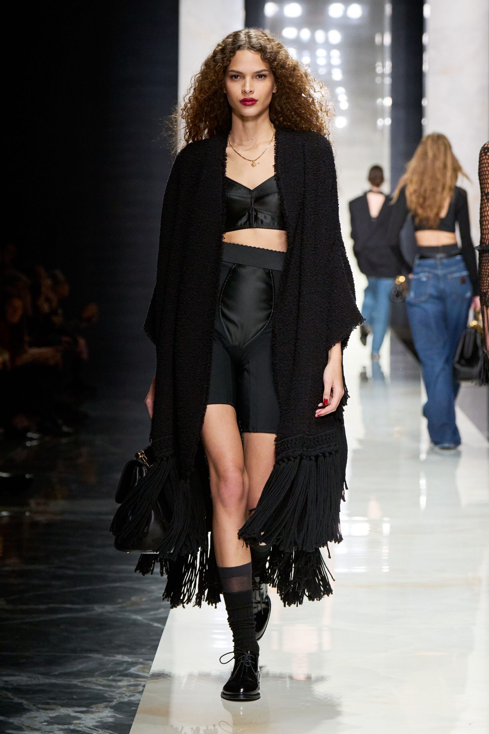 black silk fitted shorts