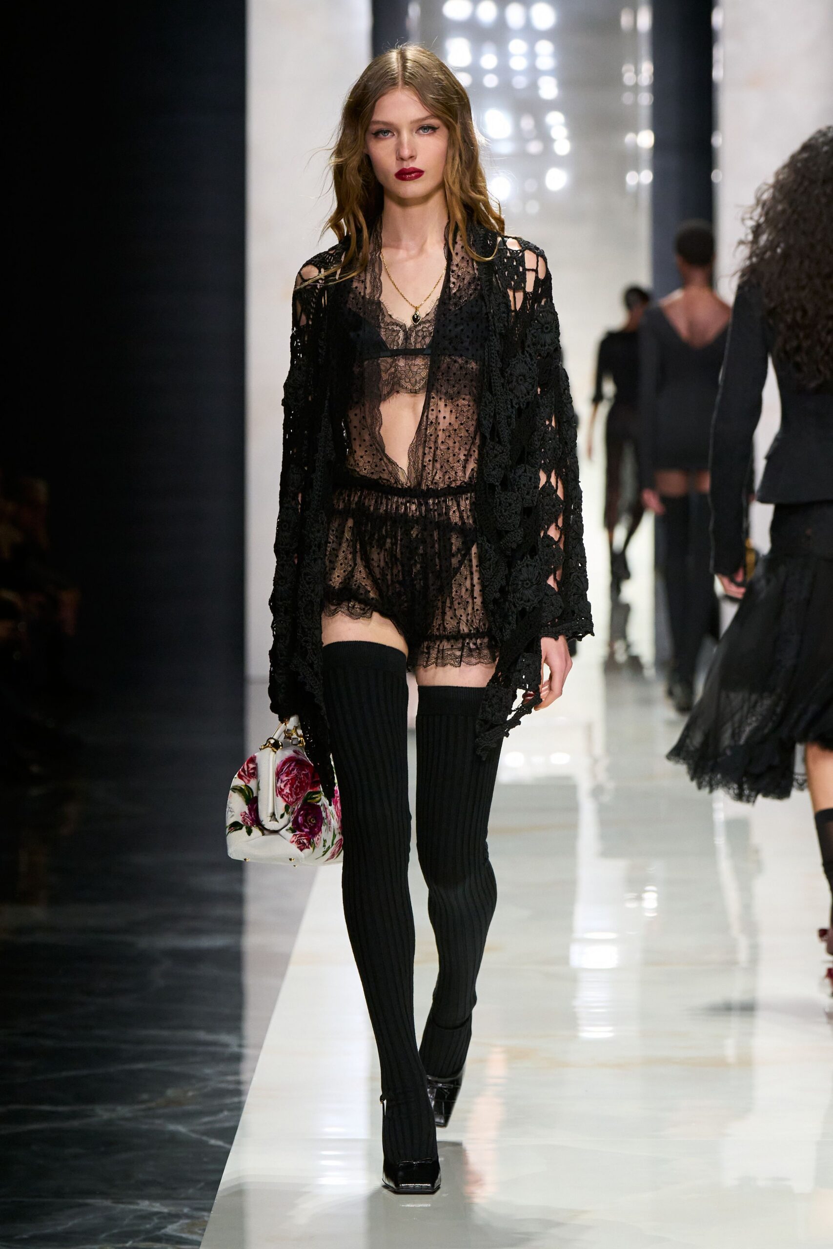 black lace sleeveless v-neck fitted sheer top