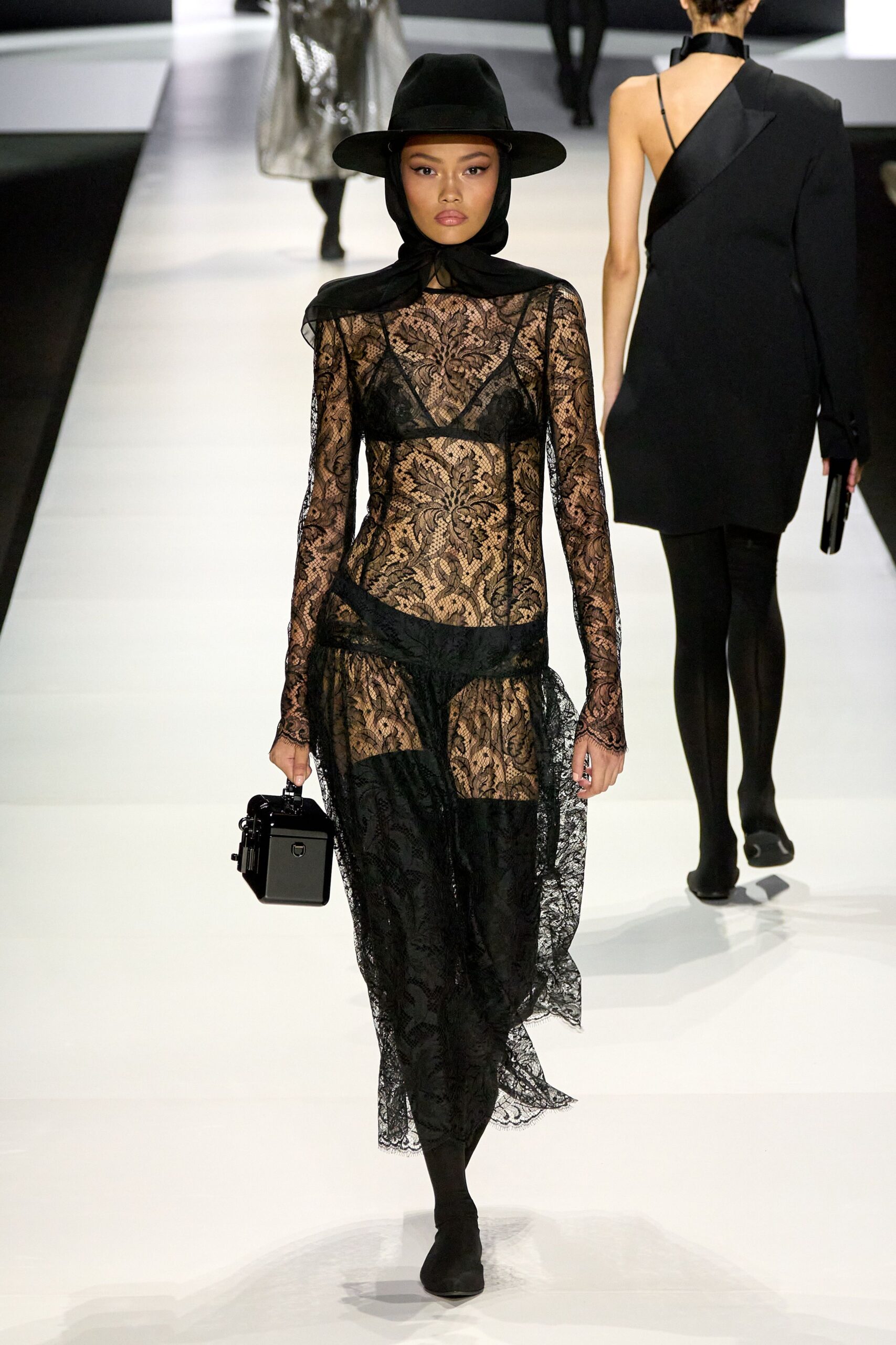 black lace sleeveless v-neck fitted layered dress