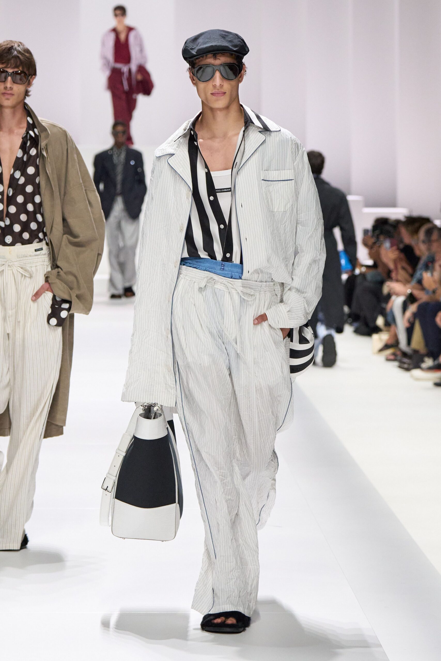 white cotton relaxed straight-leg pants