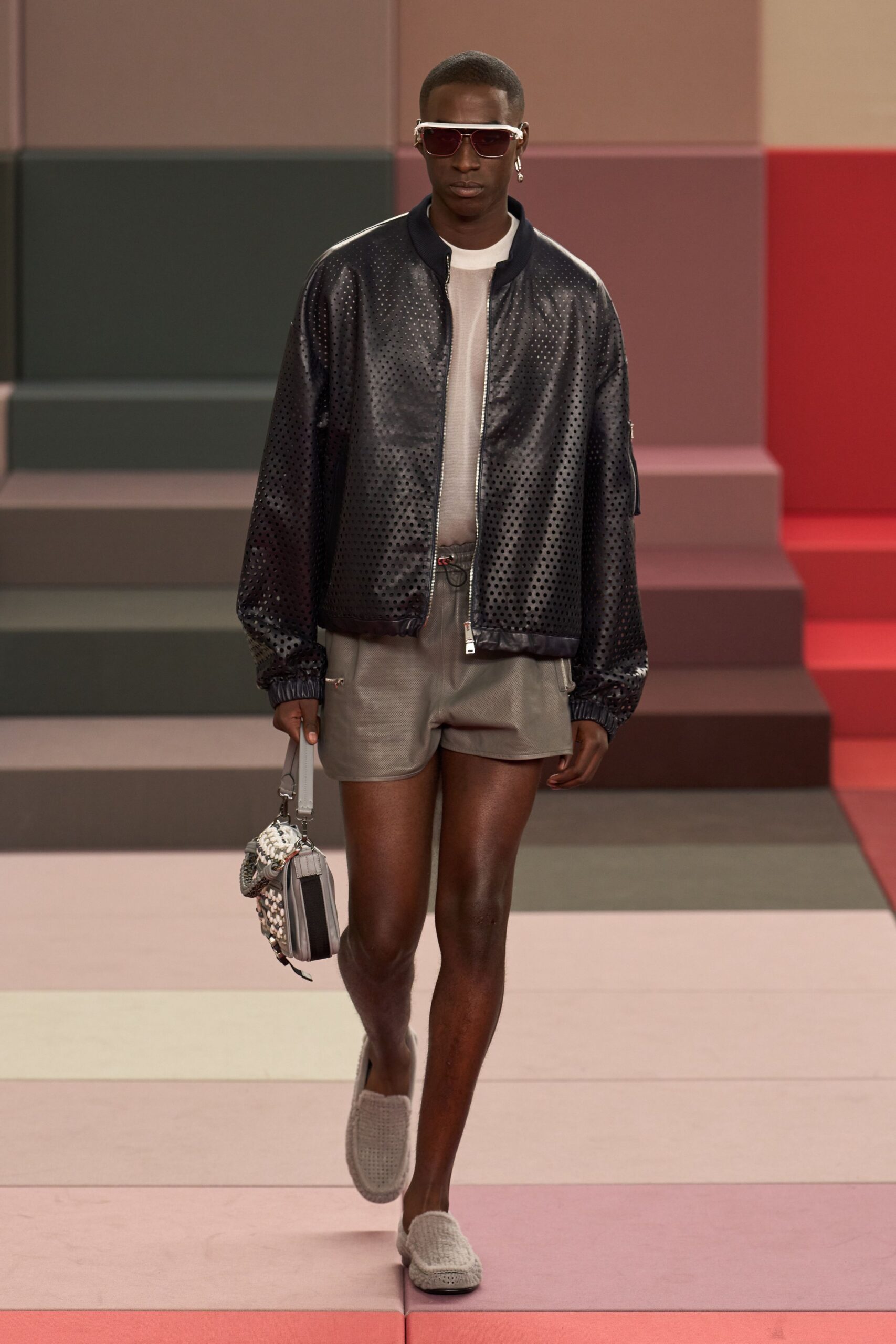 gray cotton fitted short shorts