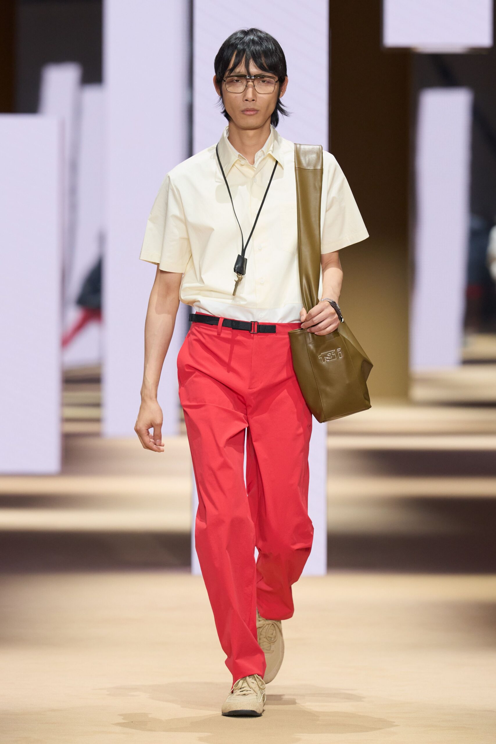 white shirt red pants outfit