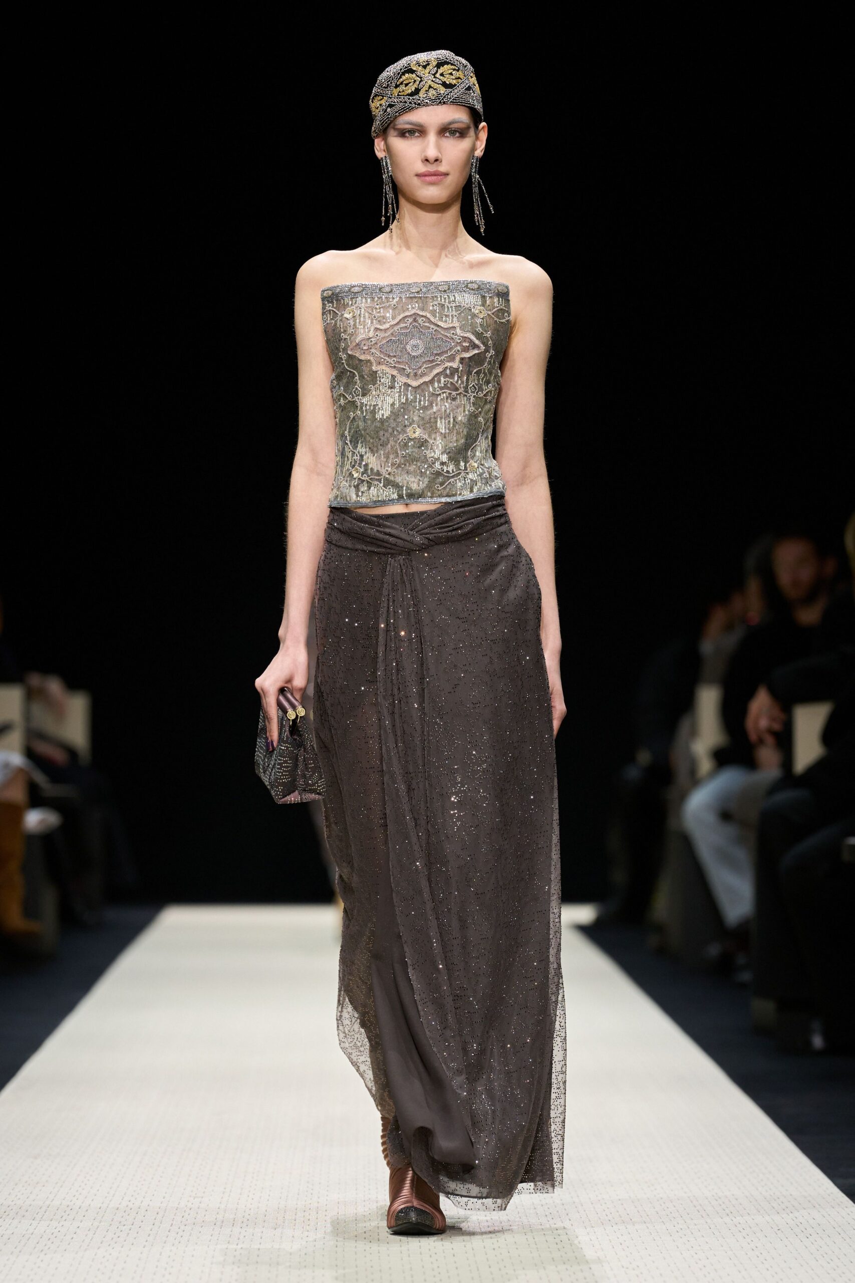 multi silk clutch