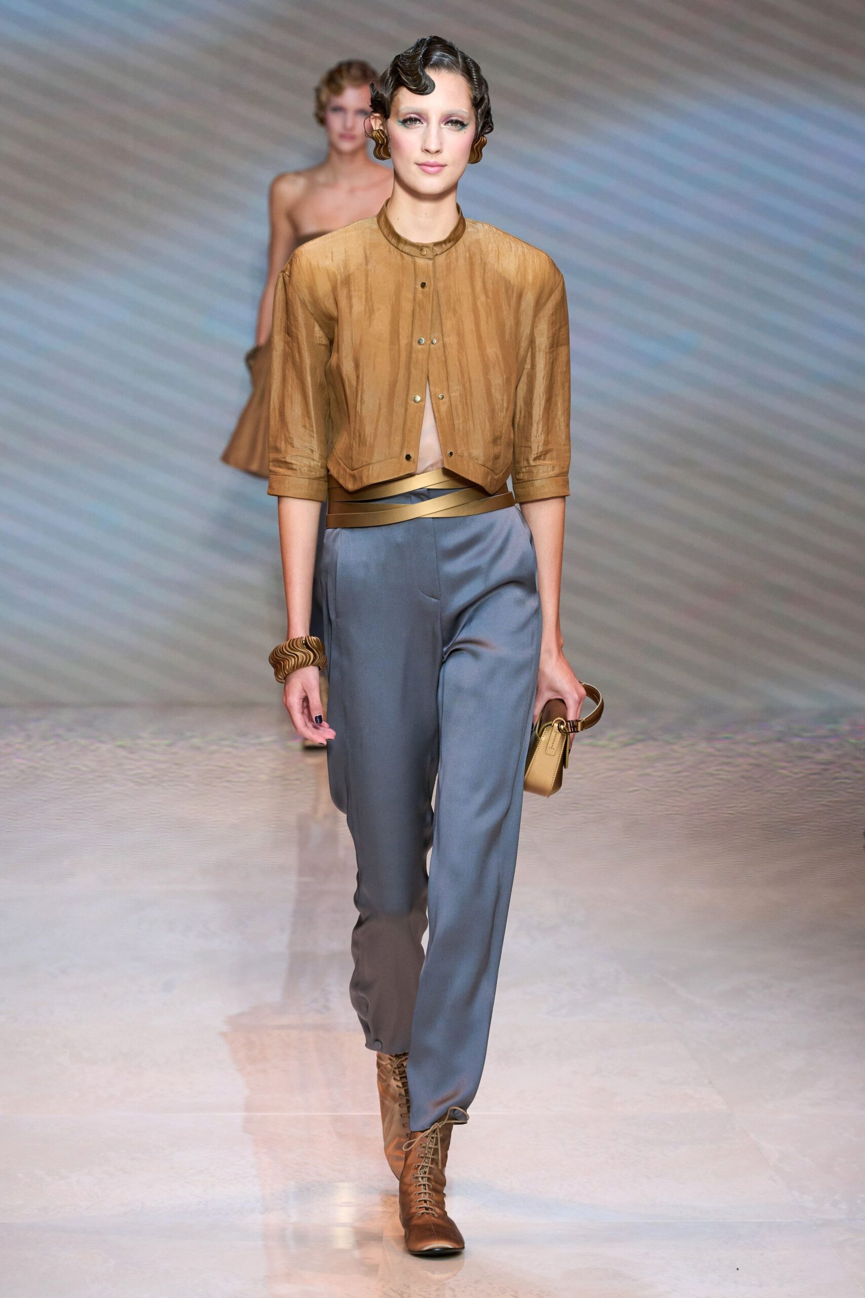 gold metallic bag