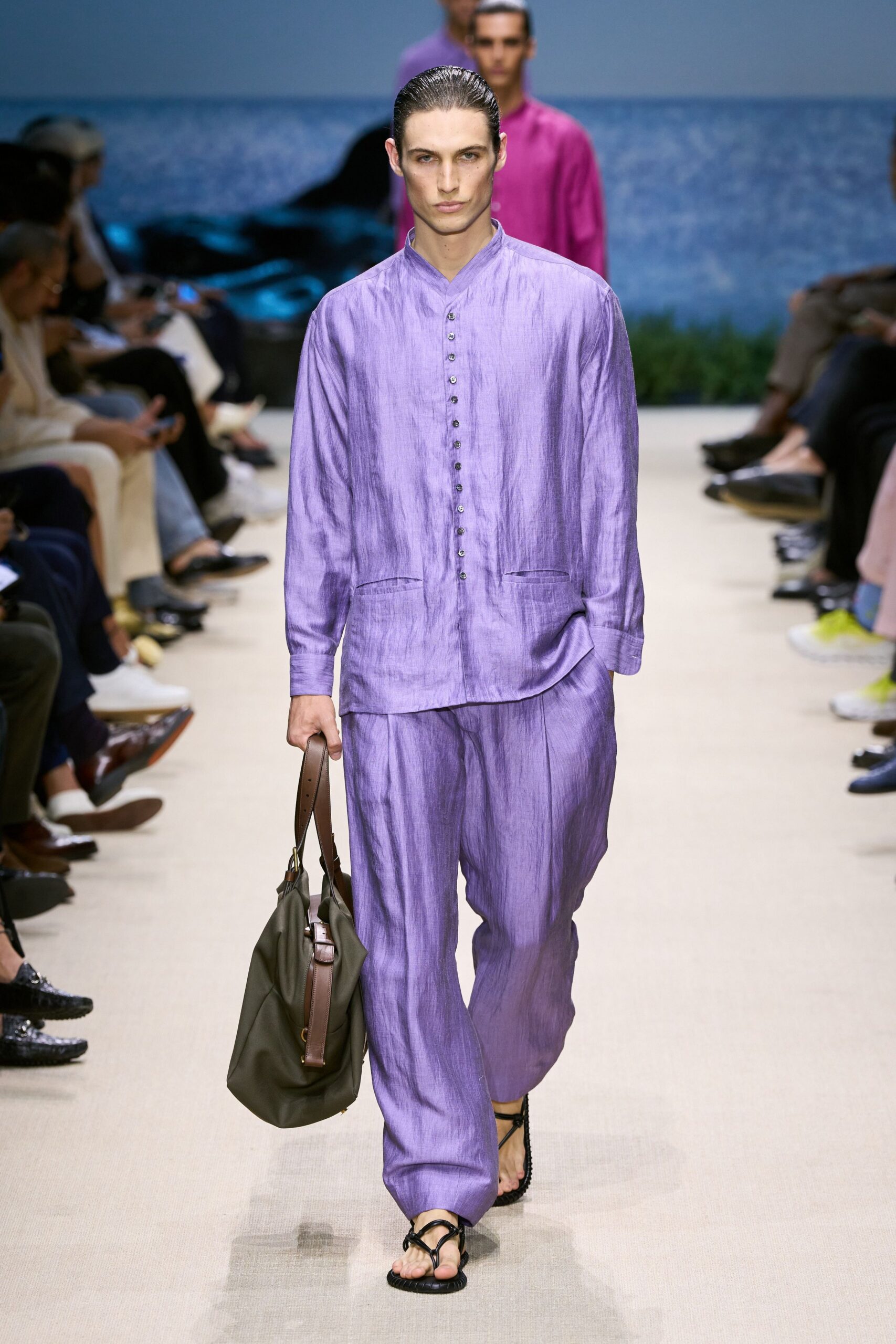 Giorgio Armani Spring 2026 Menswear Look 96