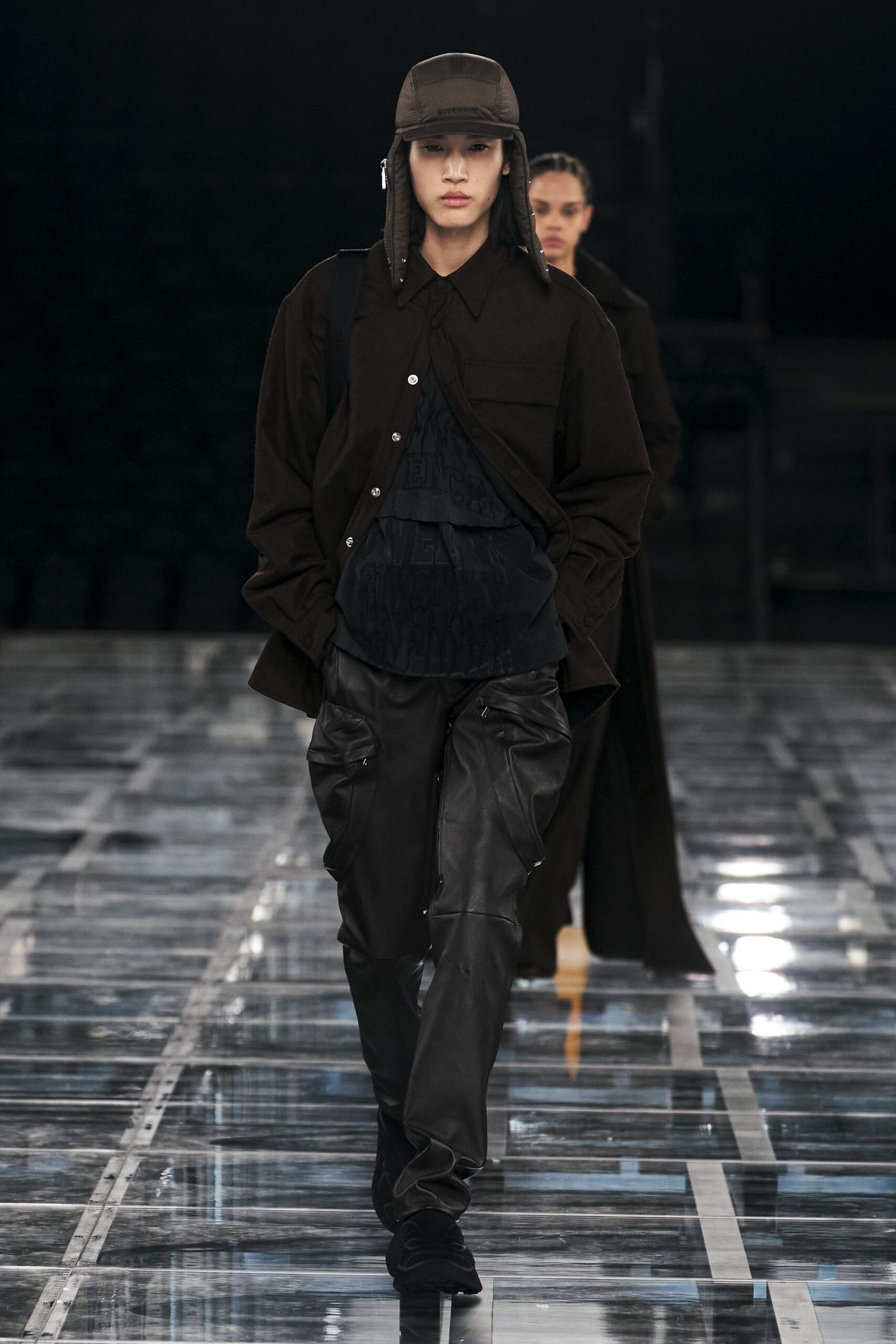 black relaxed shirt and pants