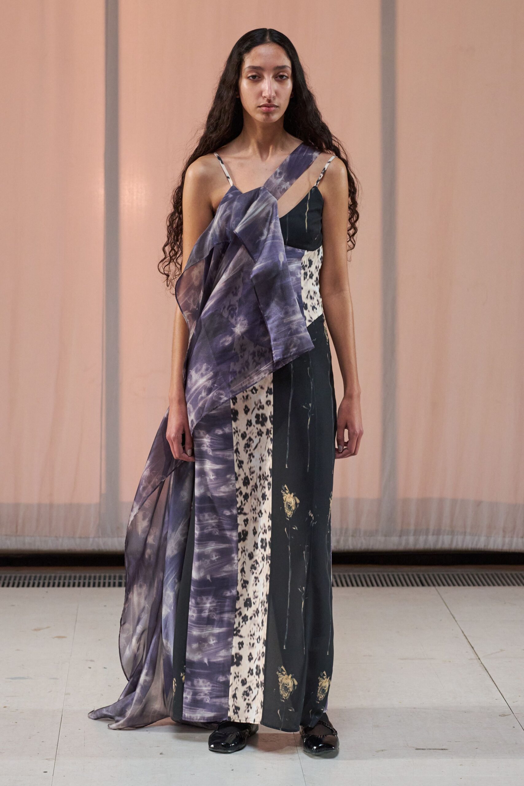 maxi dress with floral print