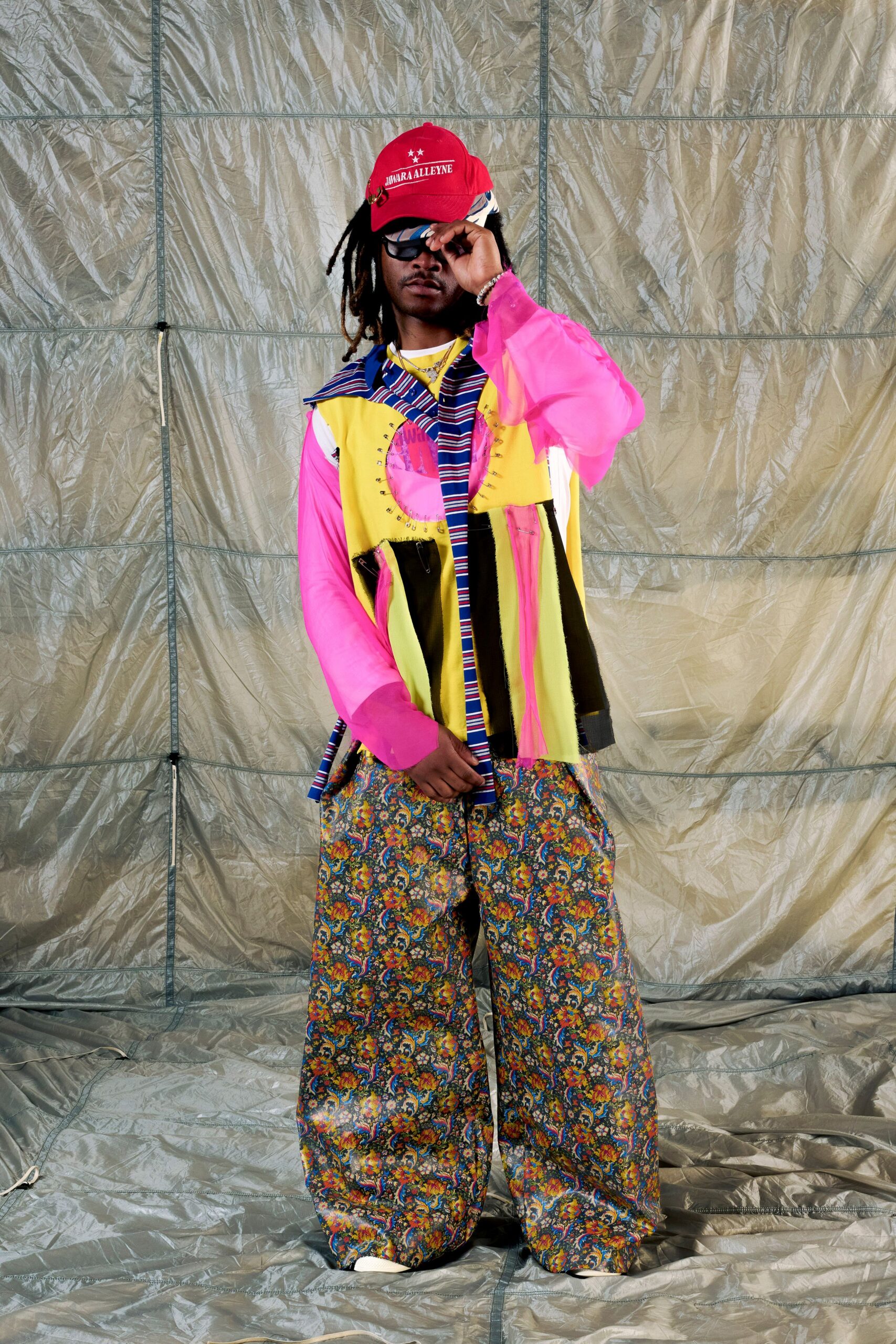 multi relaxed flared pants