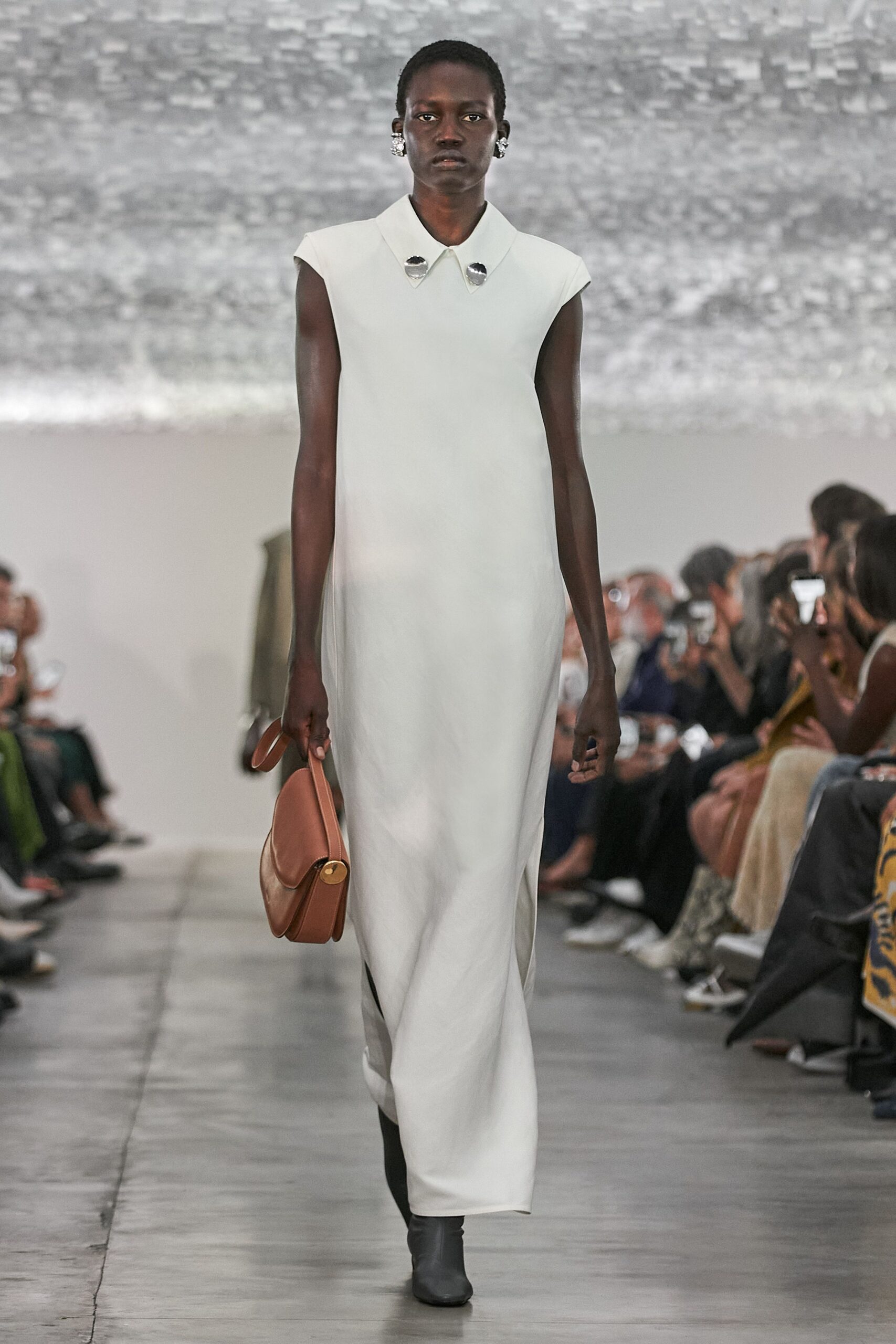white relaxed sleeveless dress