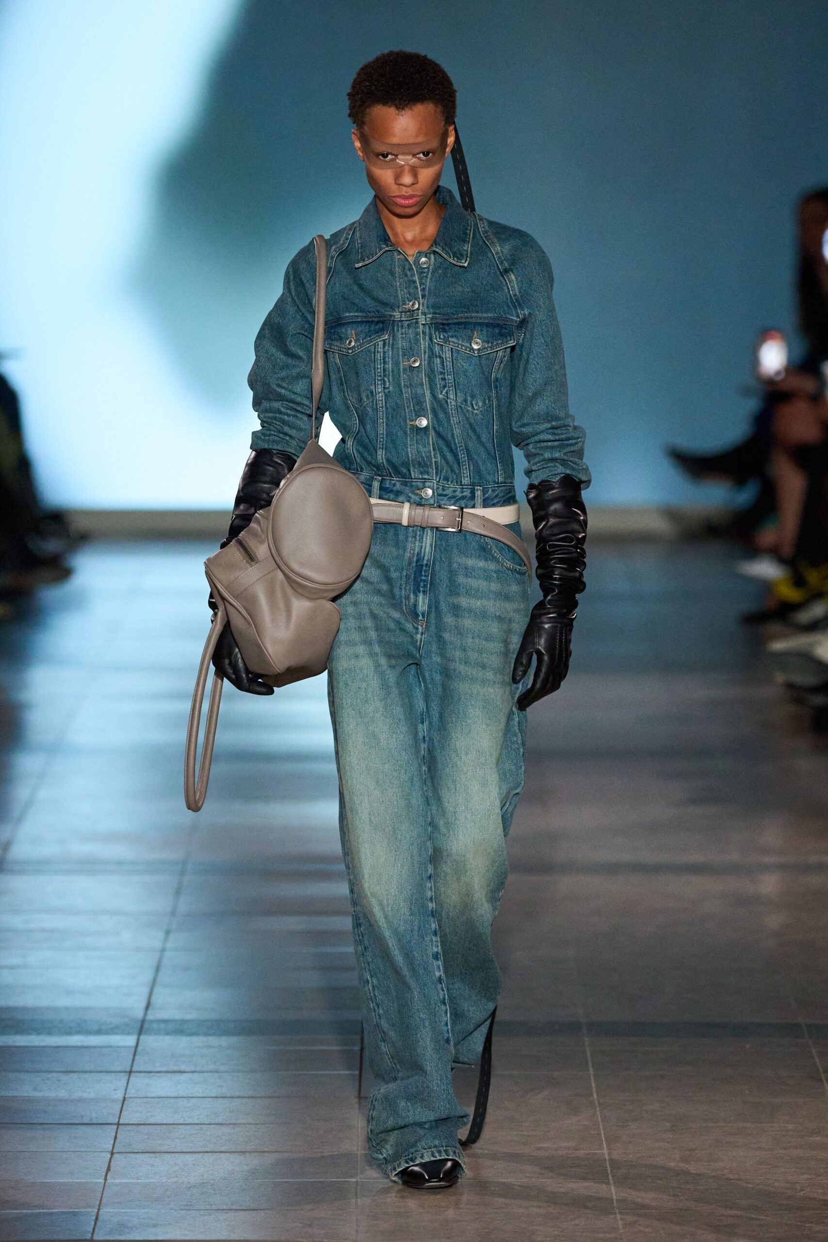 denim jacket and pants outfit