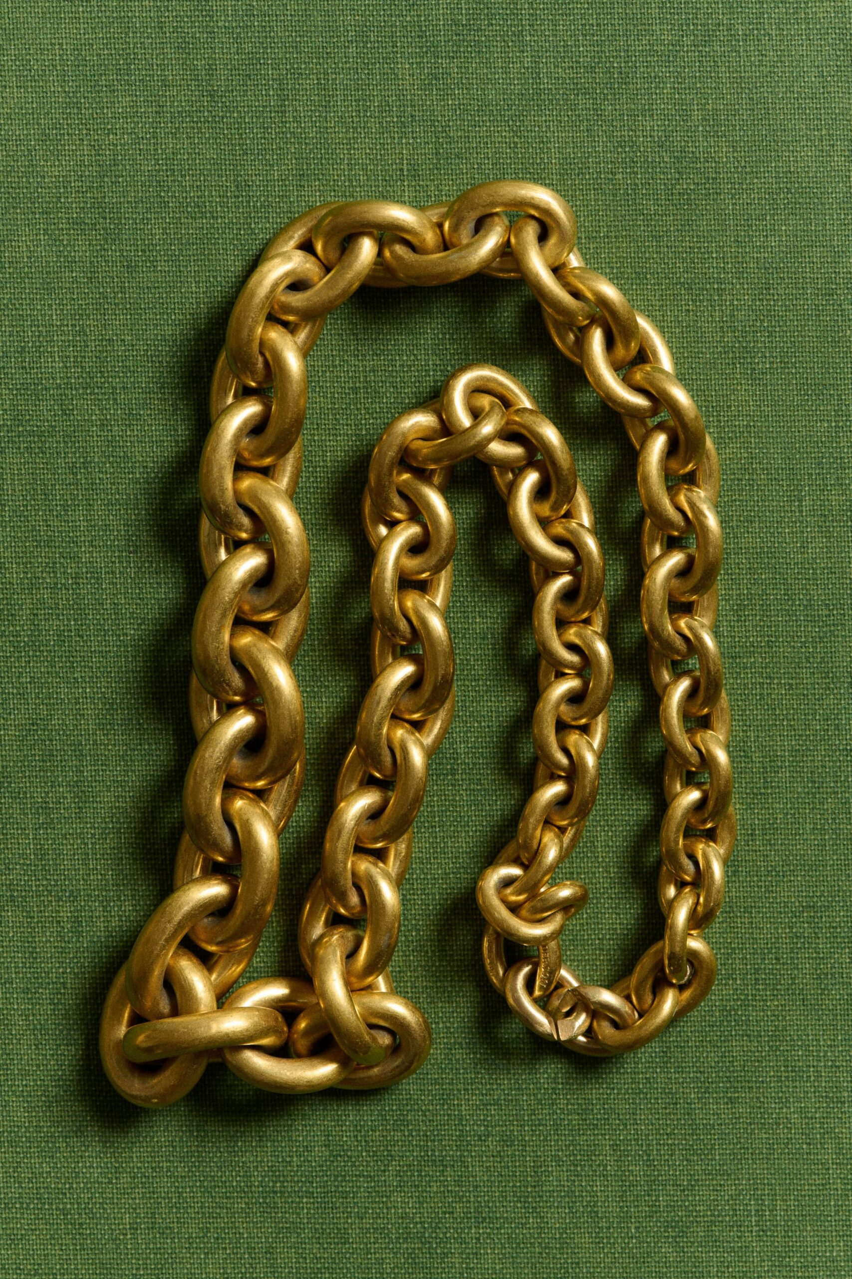 gold metallic necklace