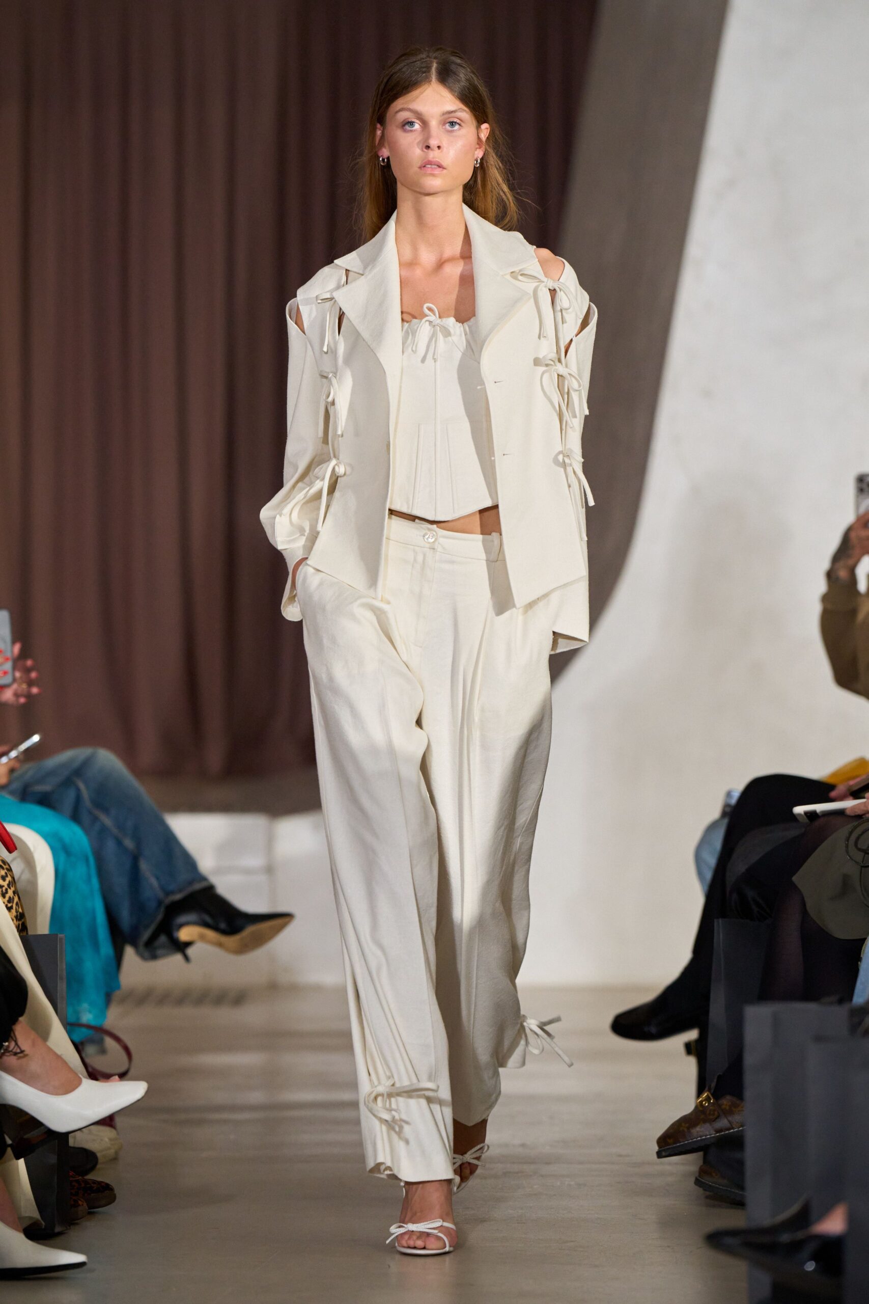 white cotton relaxed straight-leg pants