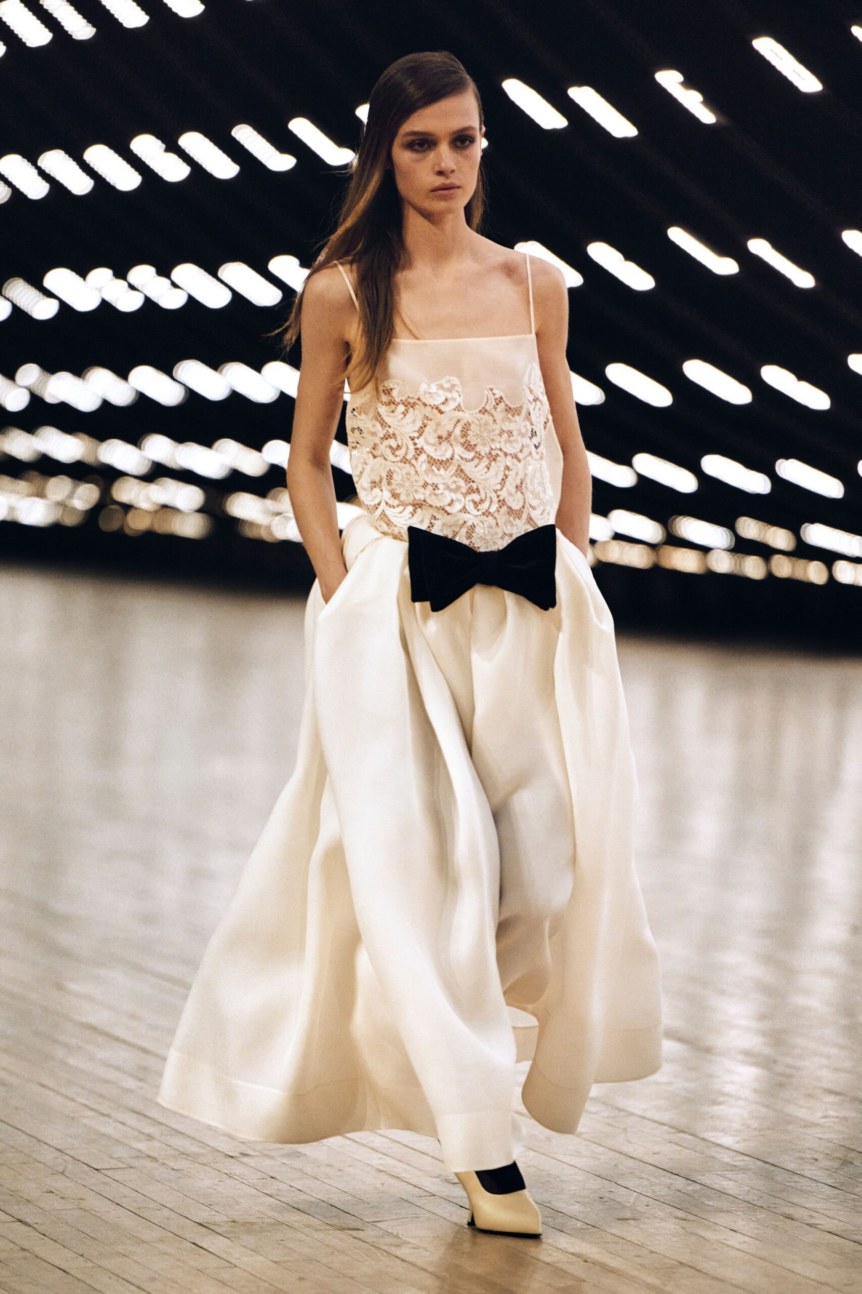 white silk sleeveless v-neck fitted embroidered tiered dress