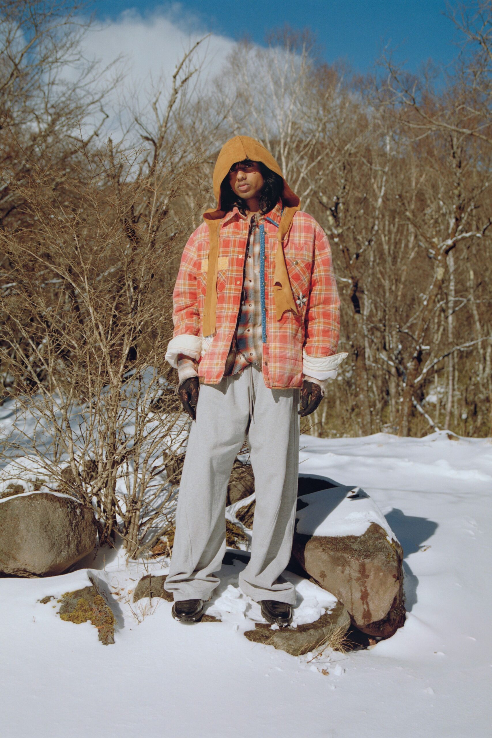 relaxed plaid jacket and pants