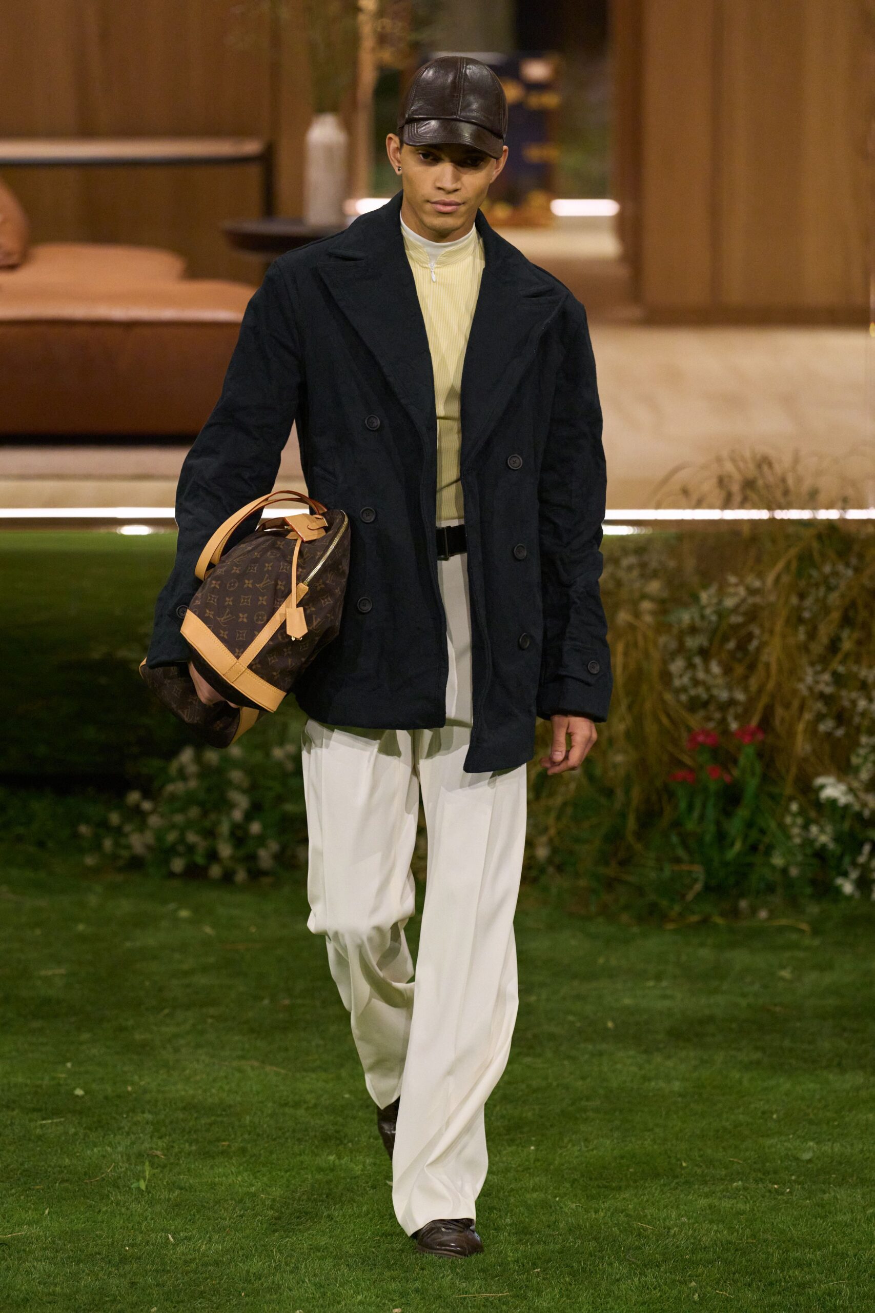 white cotton relaxed straight-leg pants