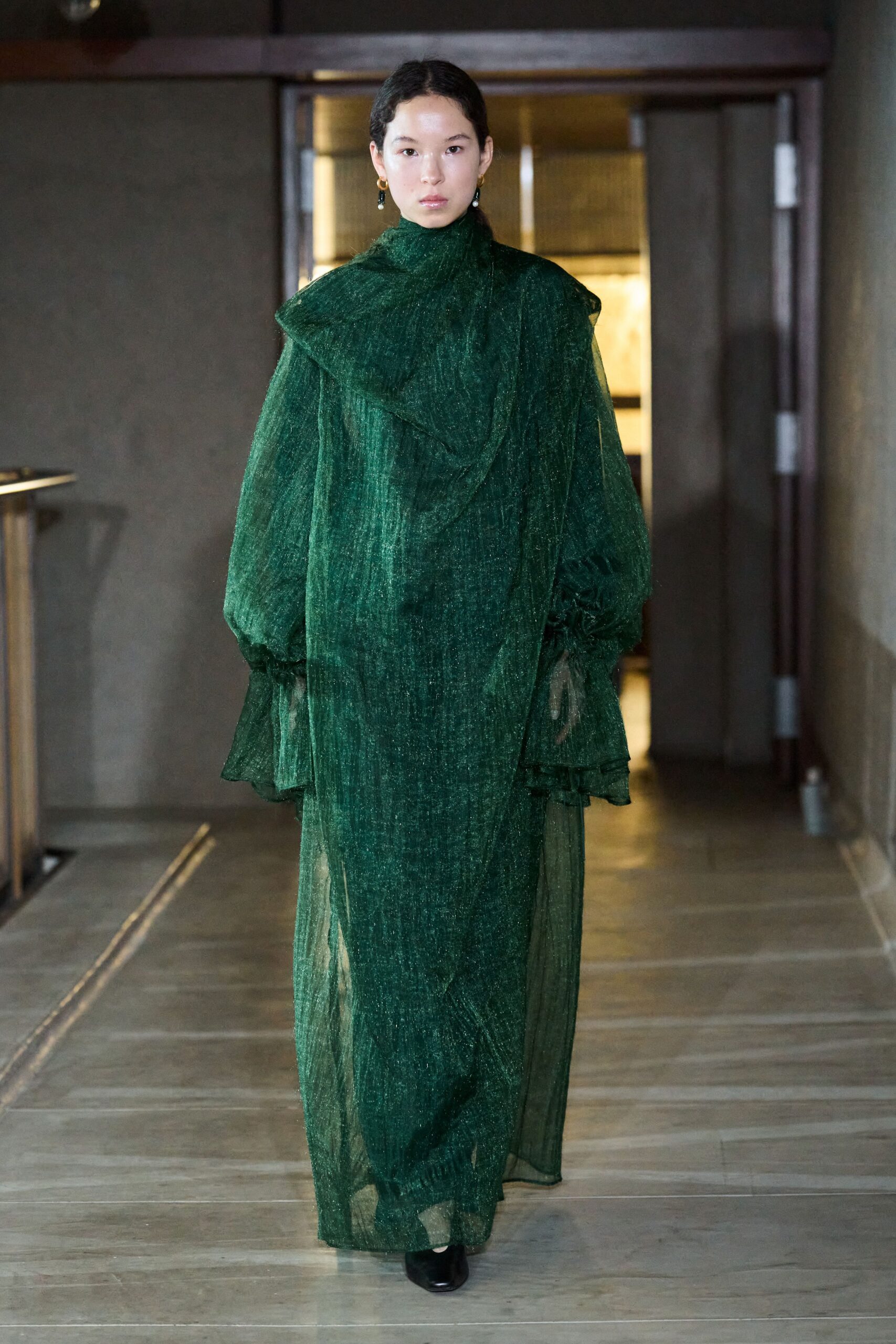 Mame Kurogouchi Fall 2026 Ready-to-Wear Look 22