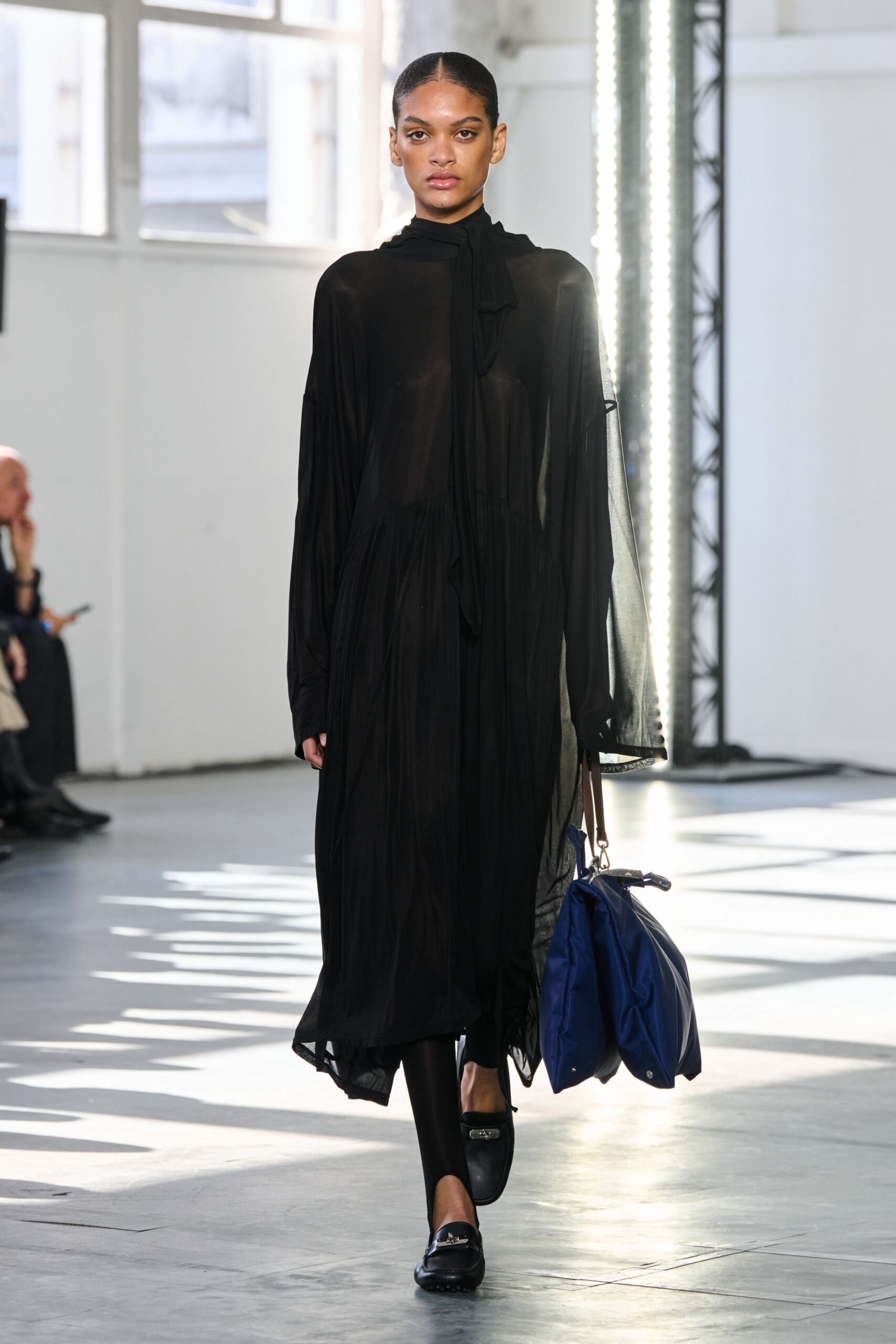 blue jersey bag