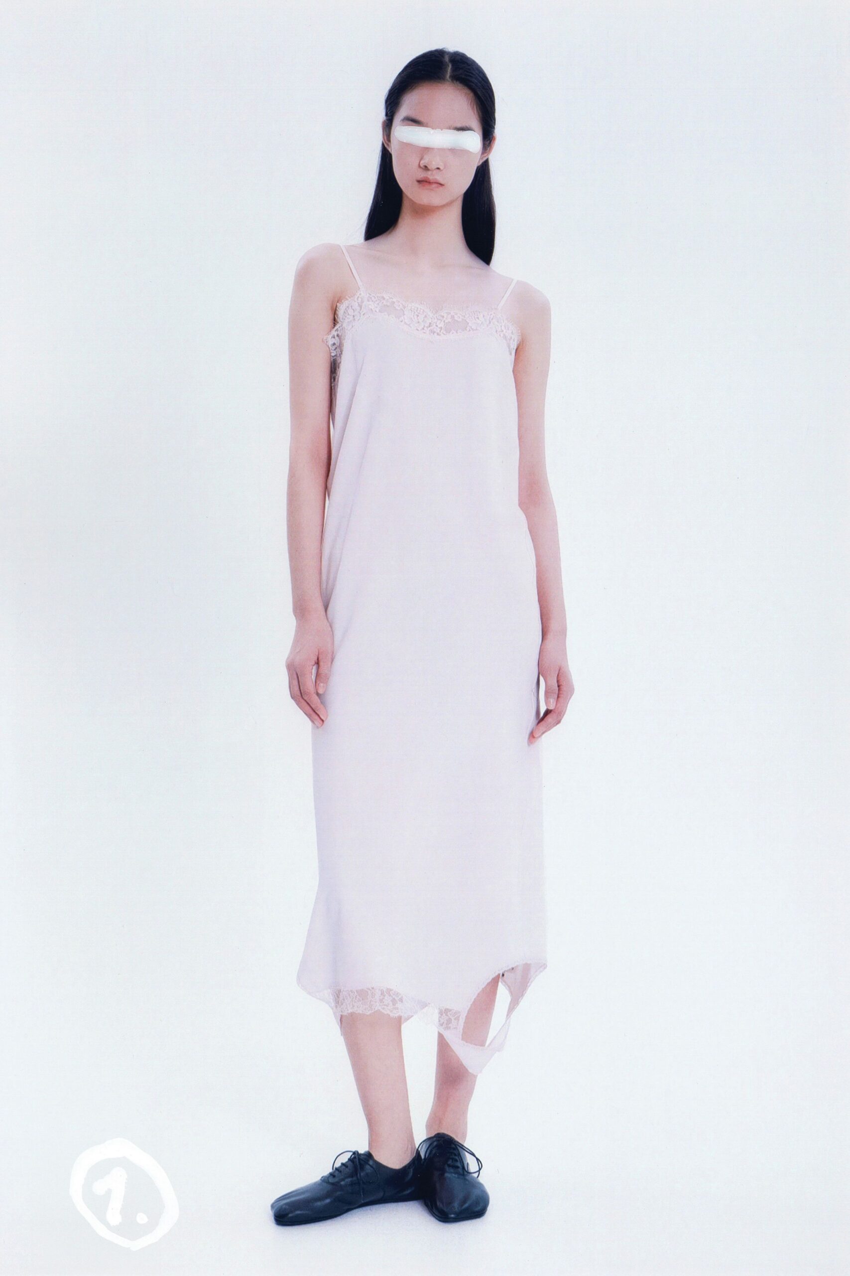pink silk sleeveless v-neck relaxed draped midi dress