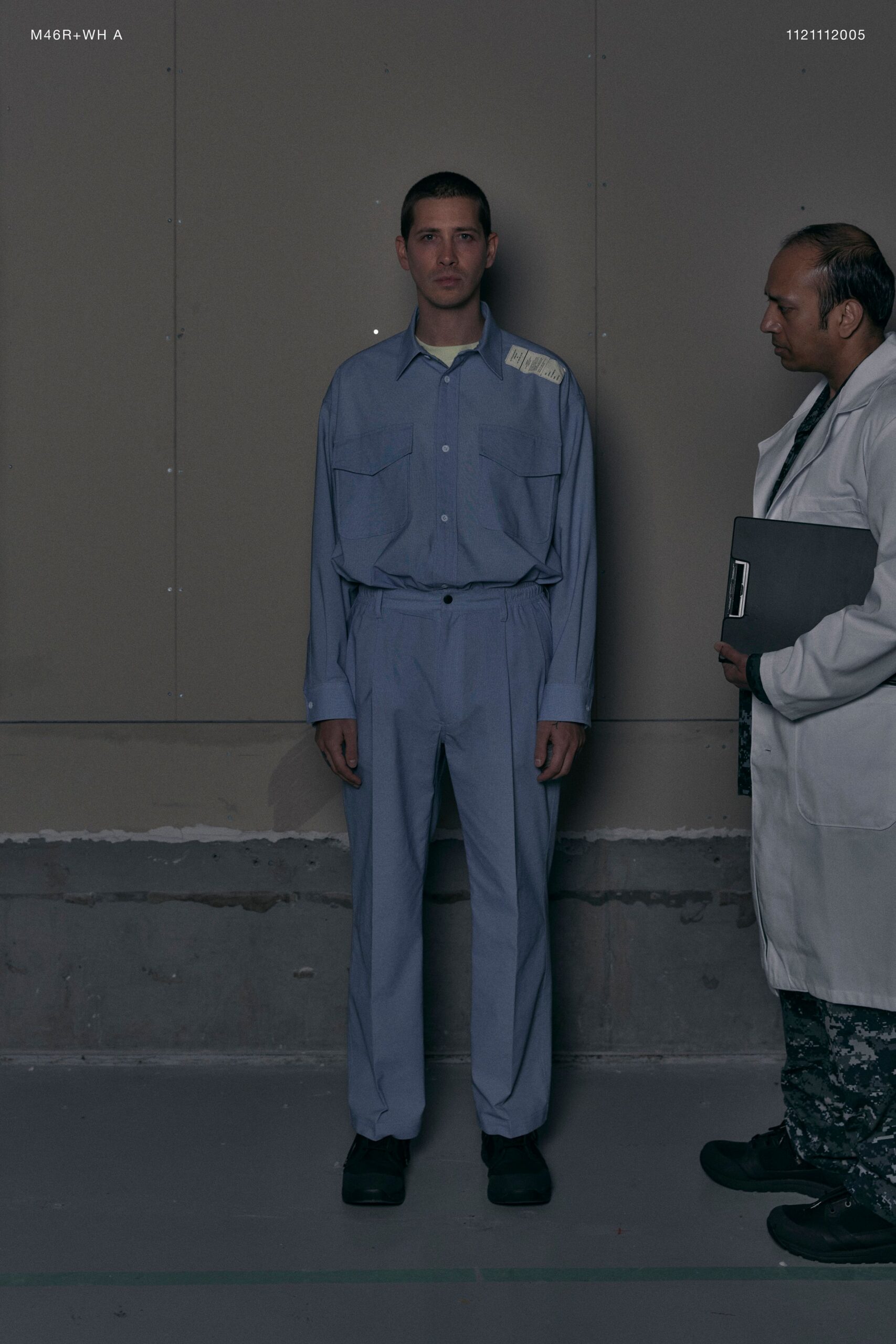 blue relaxed shirt and pants