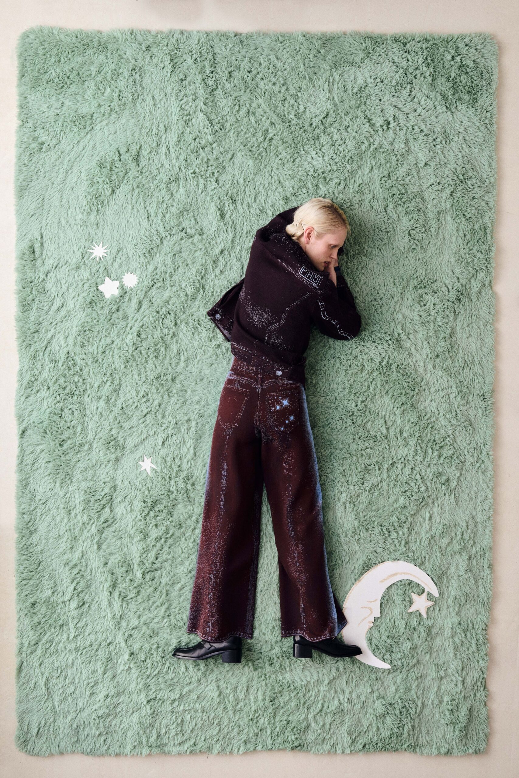black velvet jacket with brown pants