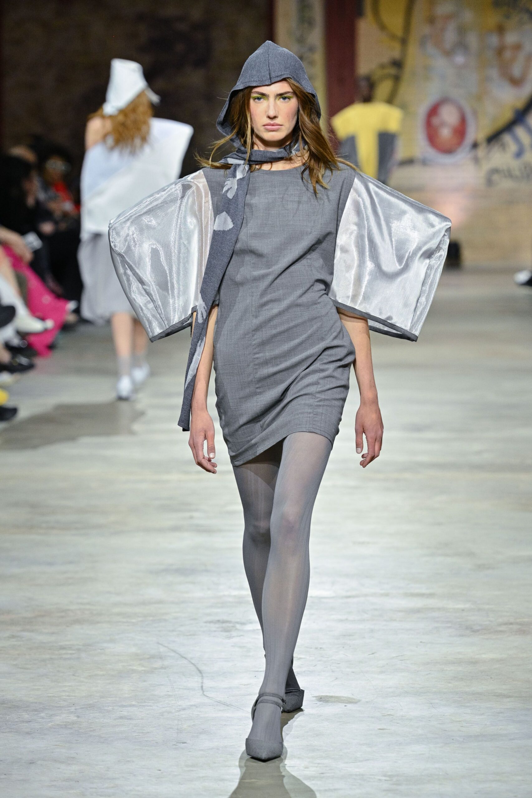 gray leather shoes