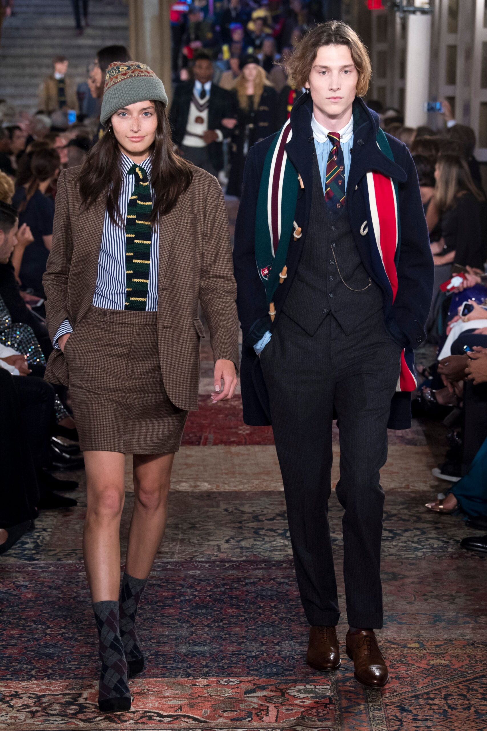brown wool long-sleeve collared tailored buttoned blazer