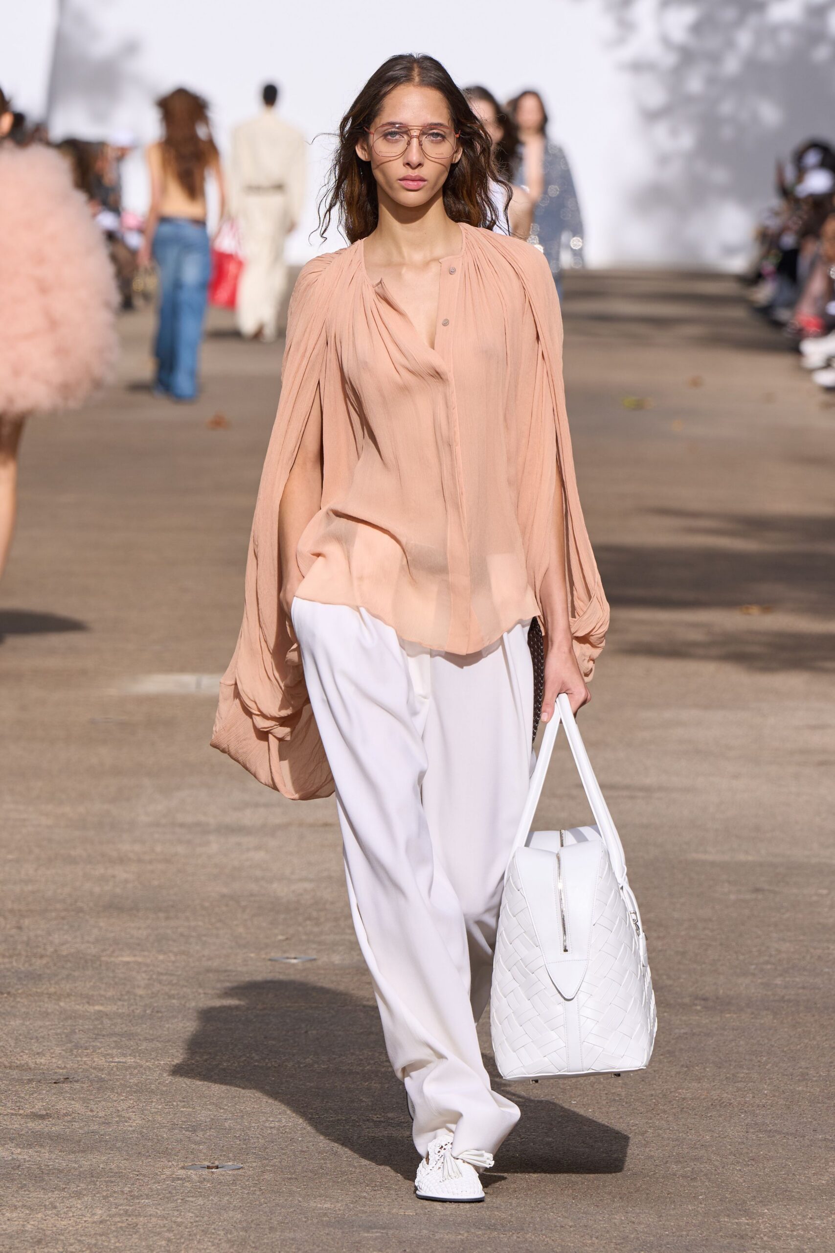 white cotton relaxed straight-leg pants