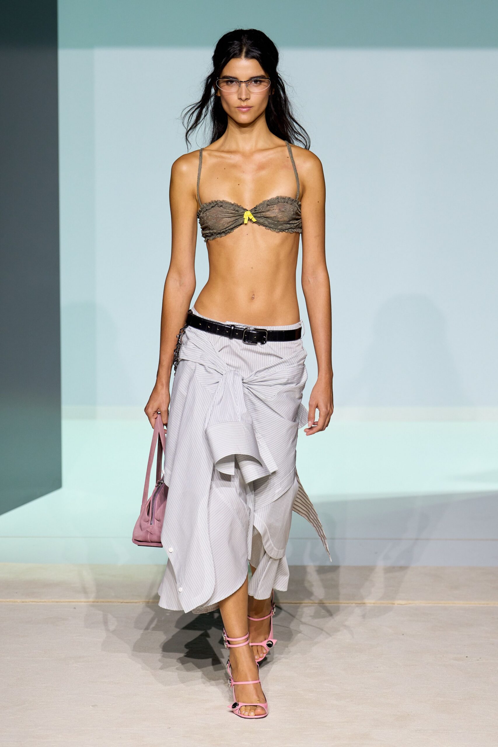 brown silk sleeveless halter fitted ruched bikini
