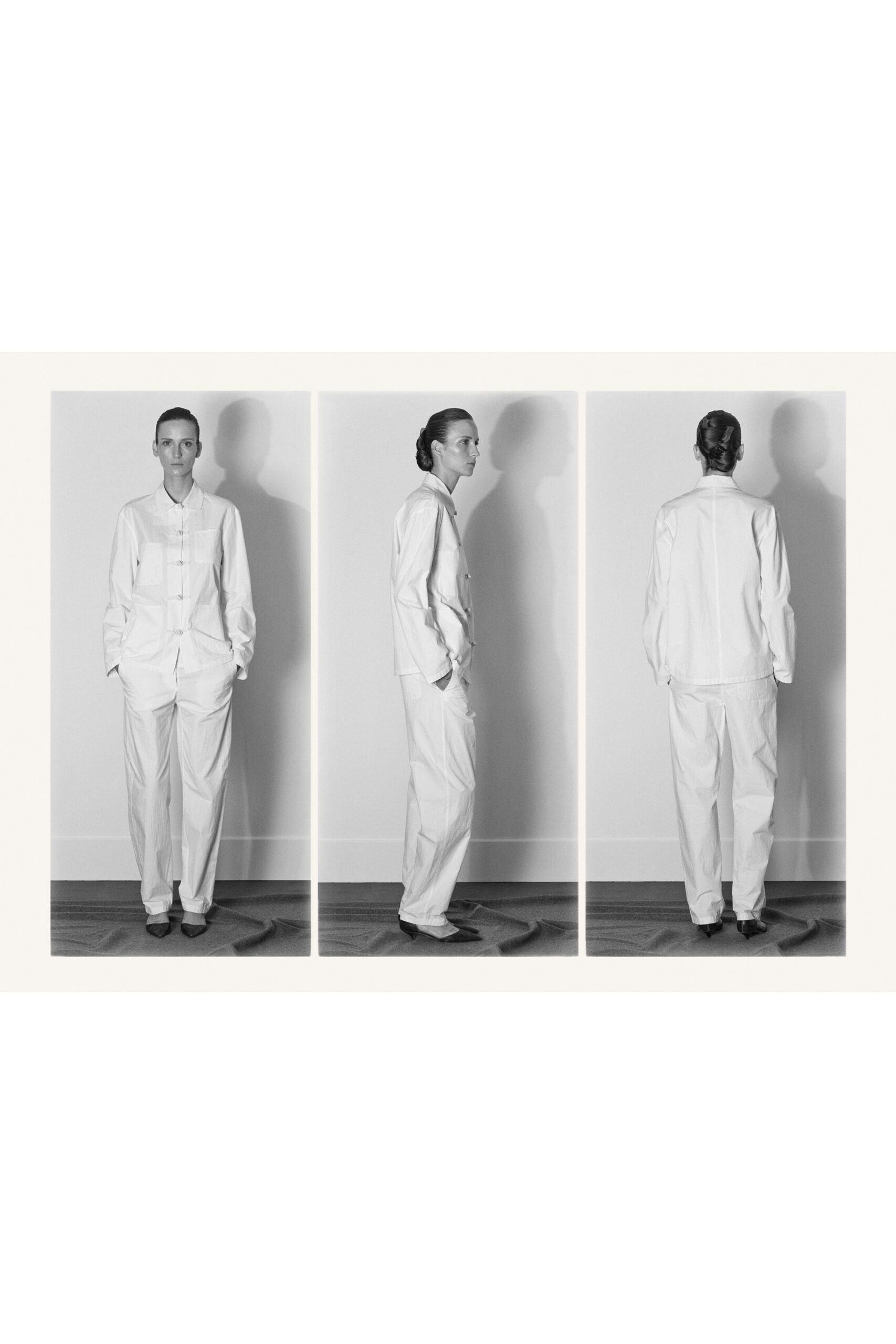 white cotton relaxed straight-leg pants