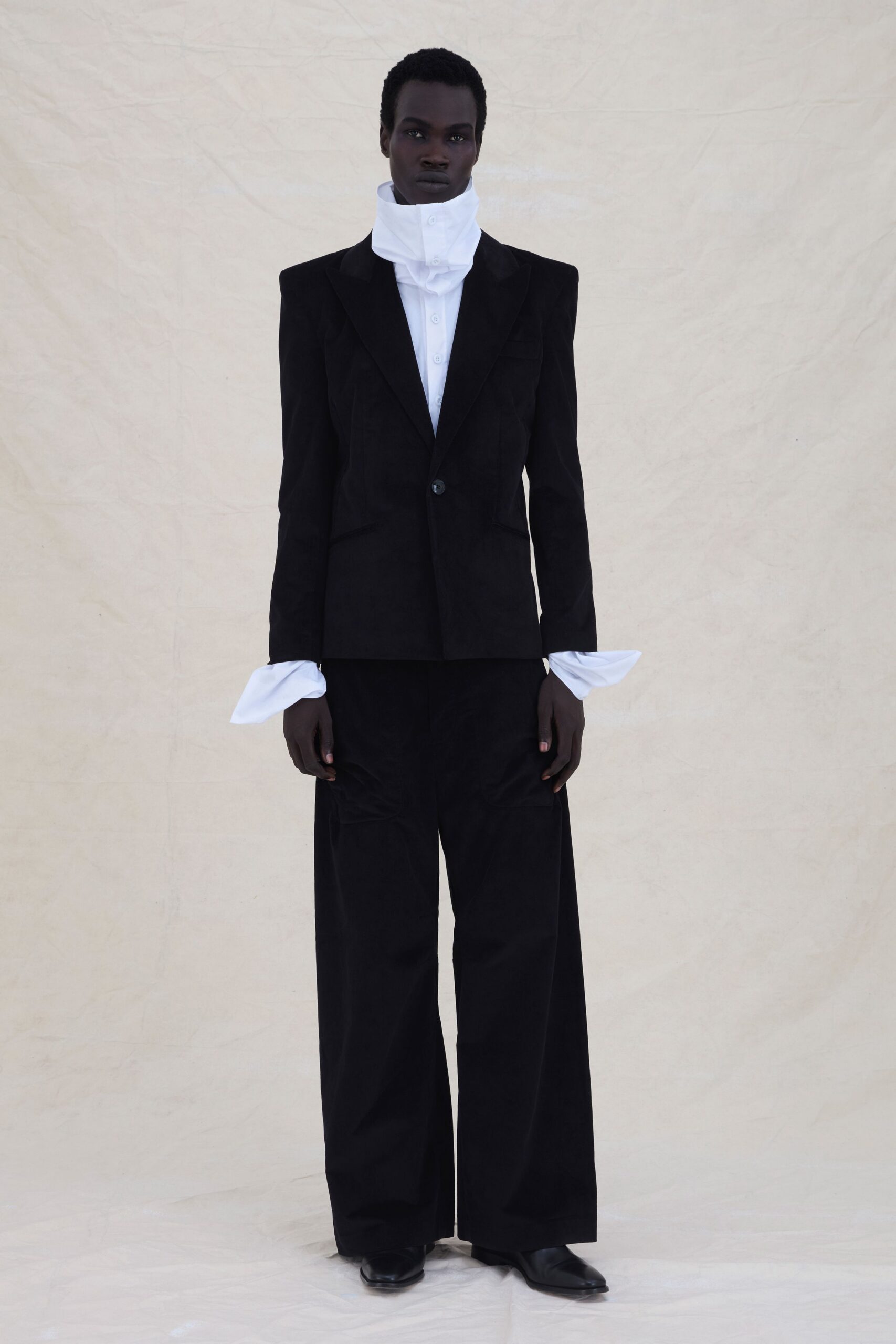 black blazer and pants outfit