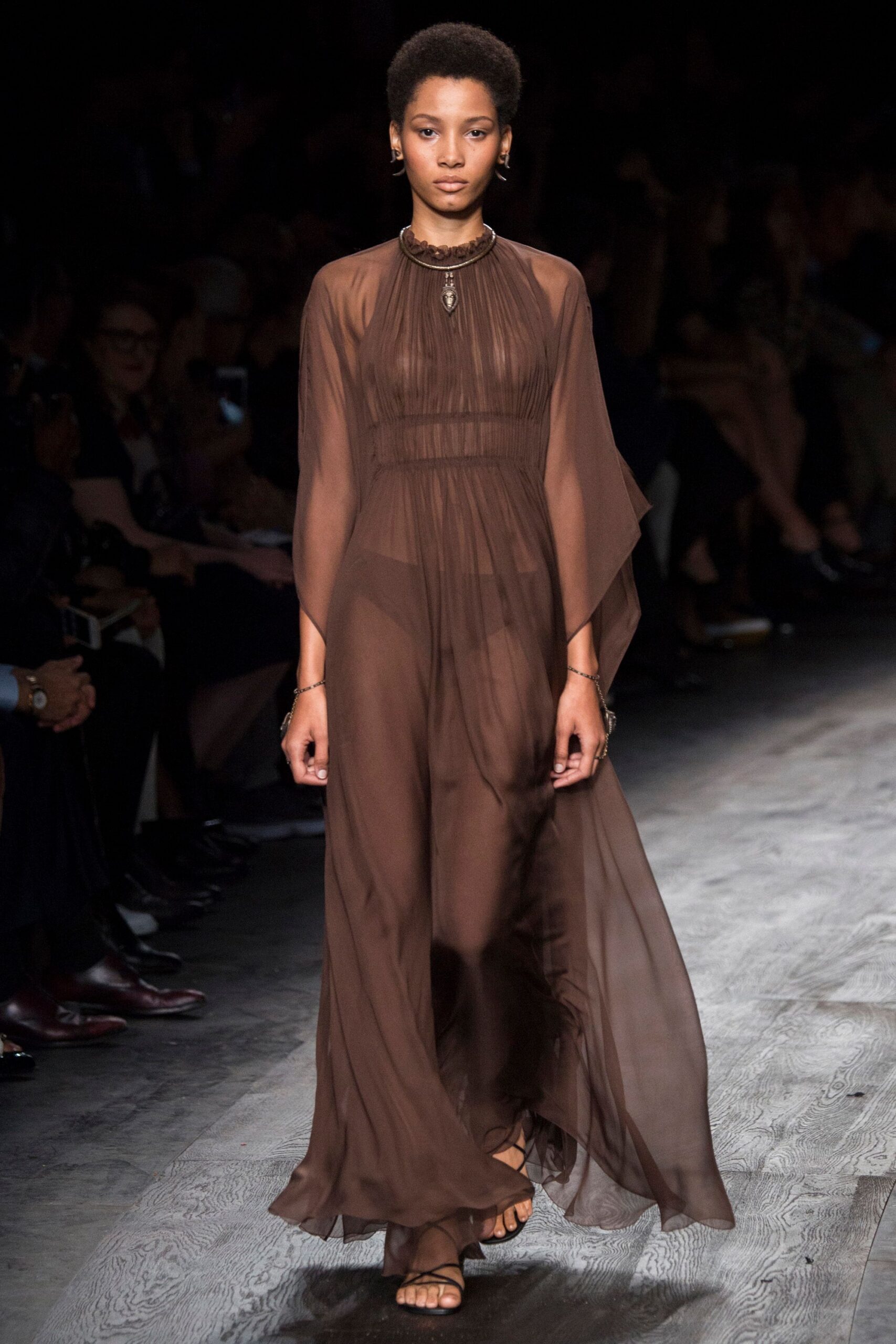 brown leather fitted sandals
