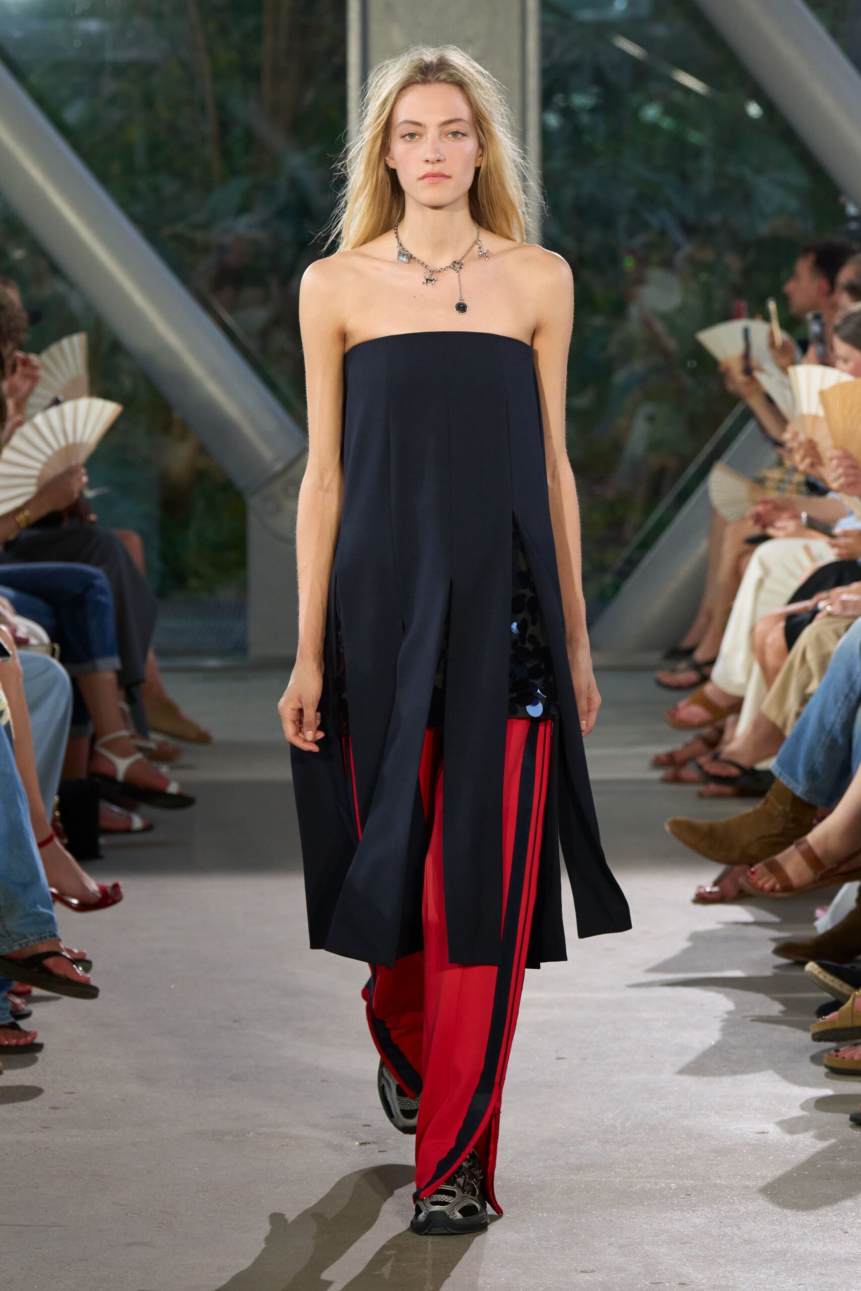 red silk relaxed wide-leg pants